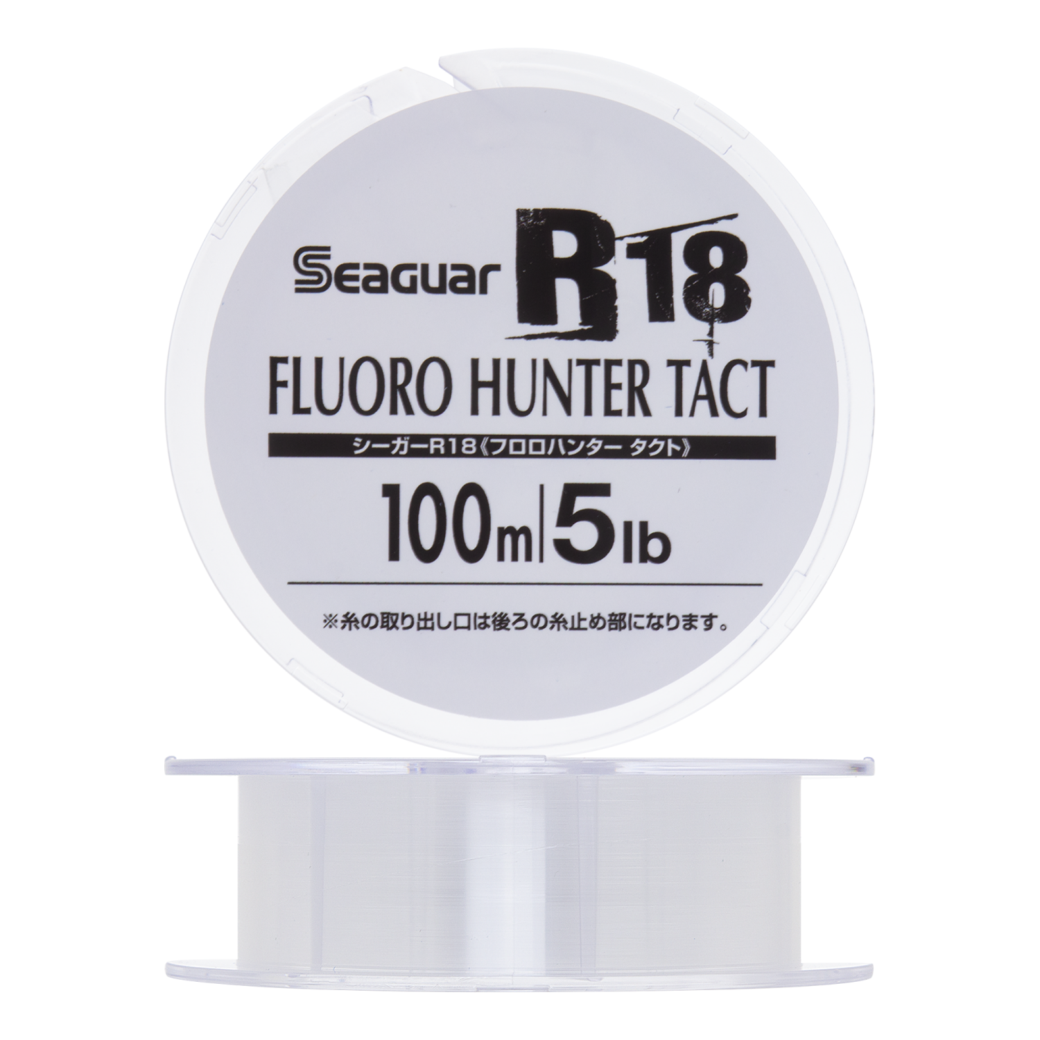 Флюорокарбон Seaguar R18 Fluoro Hunter Tact 5Lb #1,2 0,185мм 100м (clear)