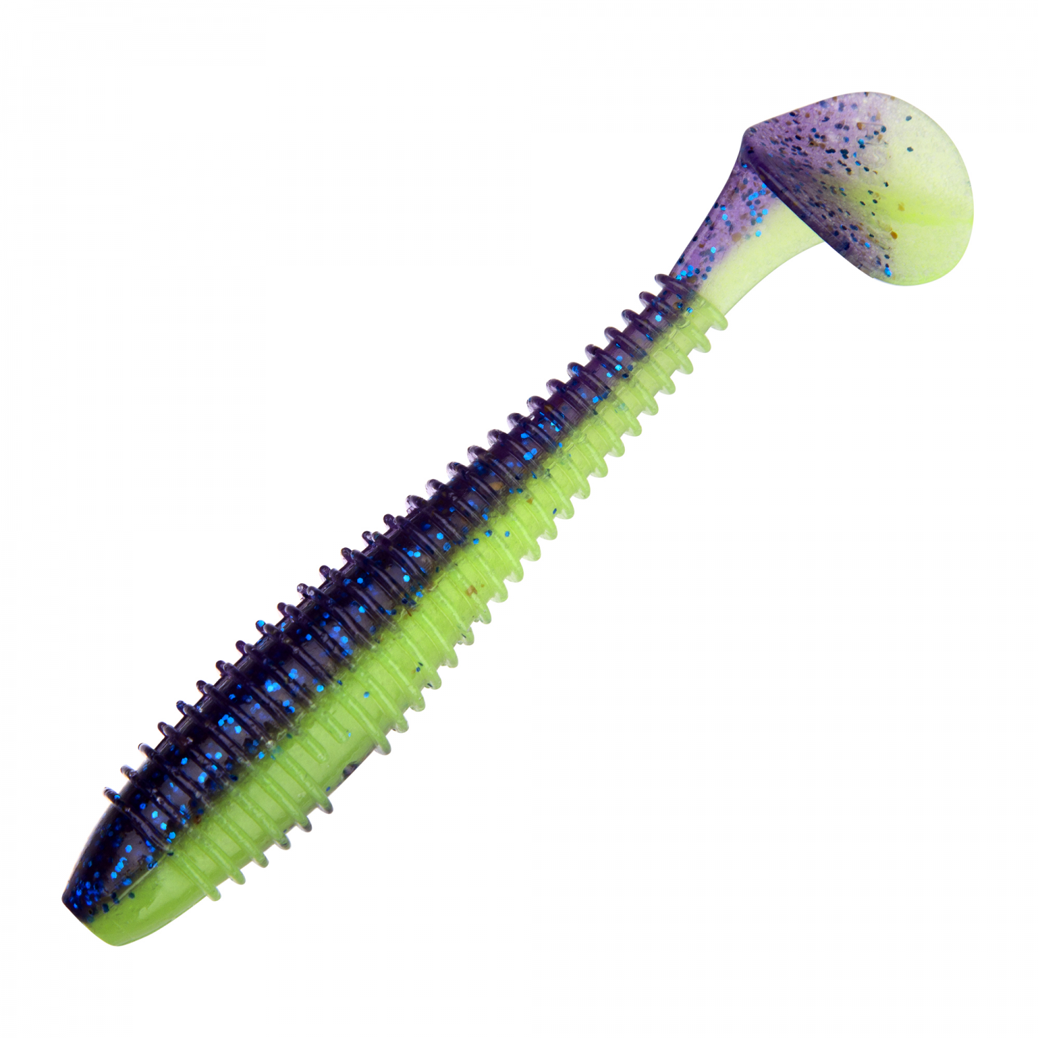 Приманка силиконовая Keitech Swing Impact Fat 7,8" #PAL06 Violet Lime Belly