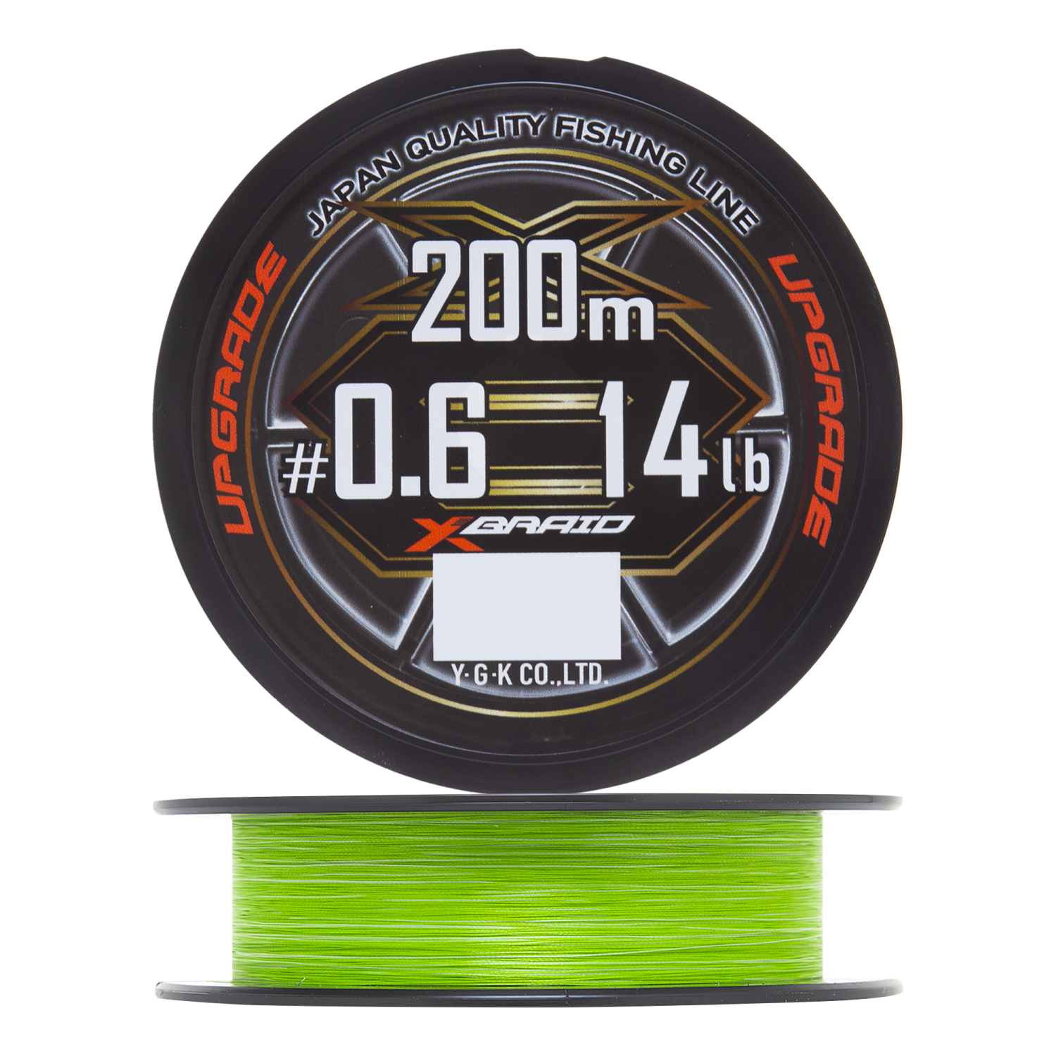 цена Шнур плетеный YGK X-Braid Upgrade PE X8 #0,6 0,128мм 200м (green)