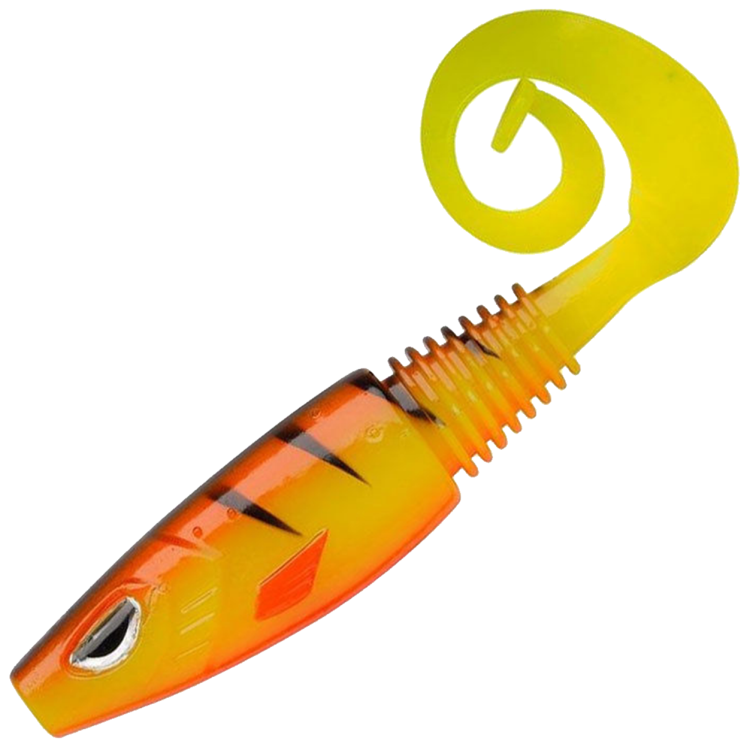 Приманка силиконовая Berkley Sick Curl 12см (1шт) #Hot Yellow Perch