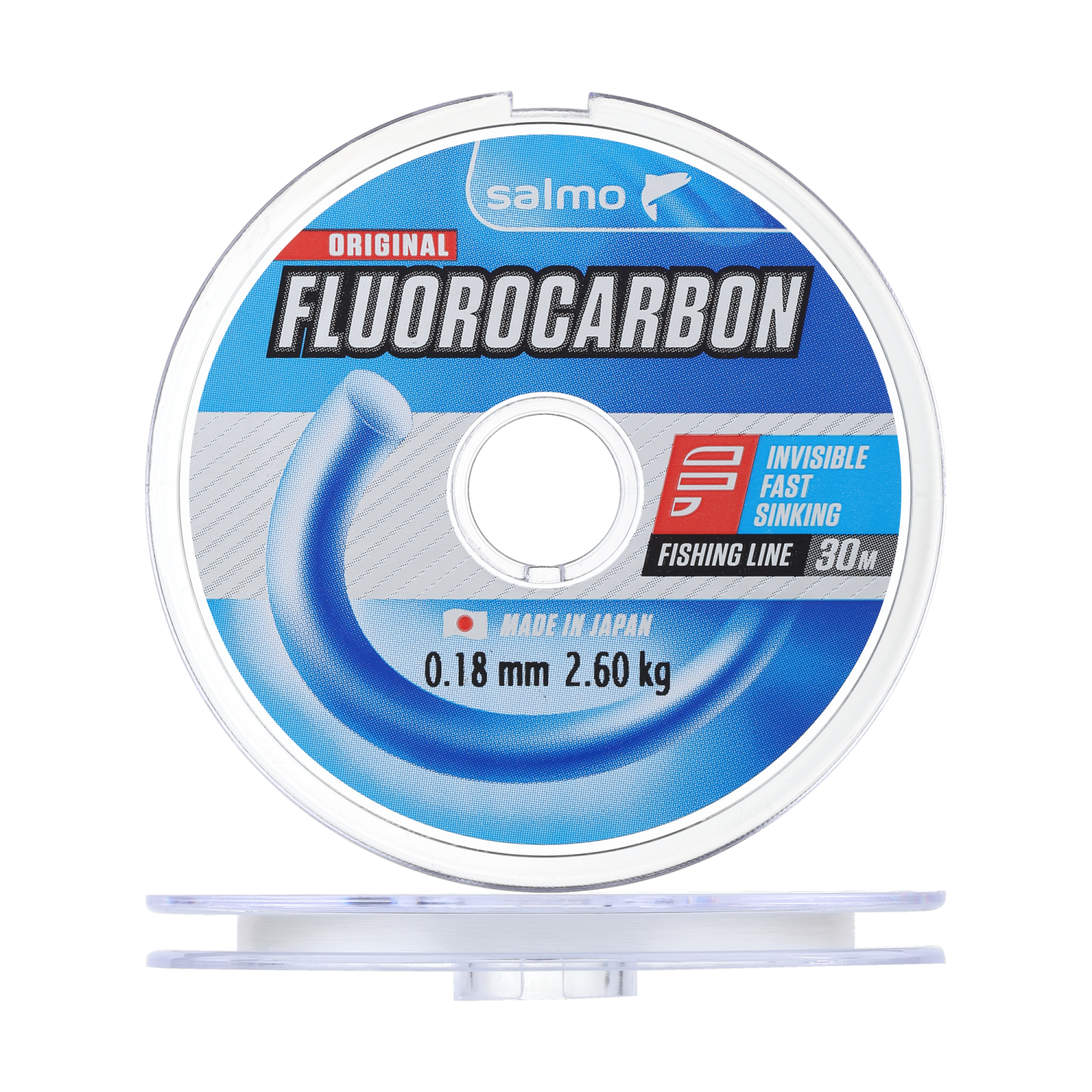 Флюорокарбон Salmo Fluorocarbon 0,18мм 30м (clear) цена и фото