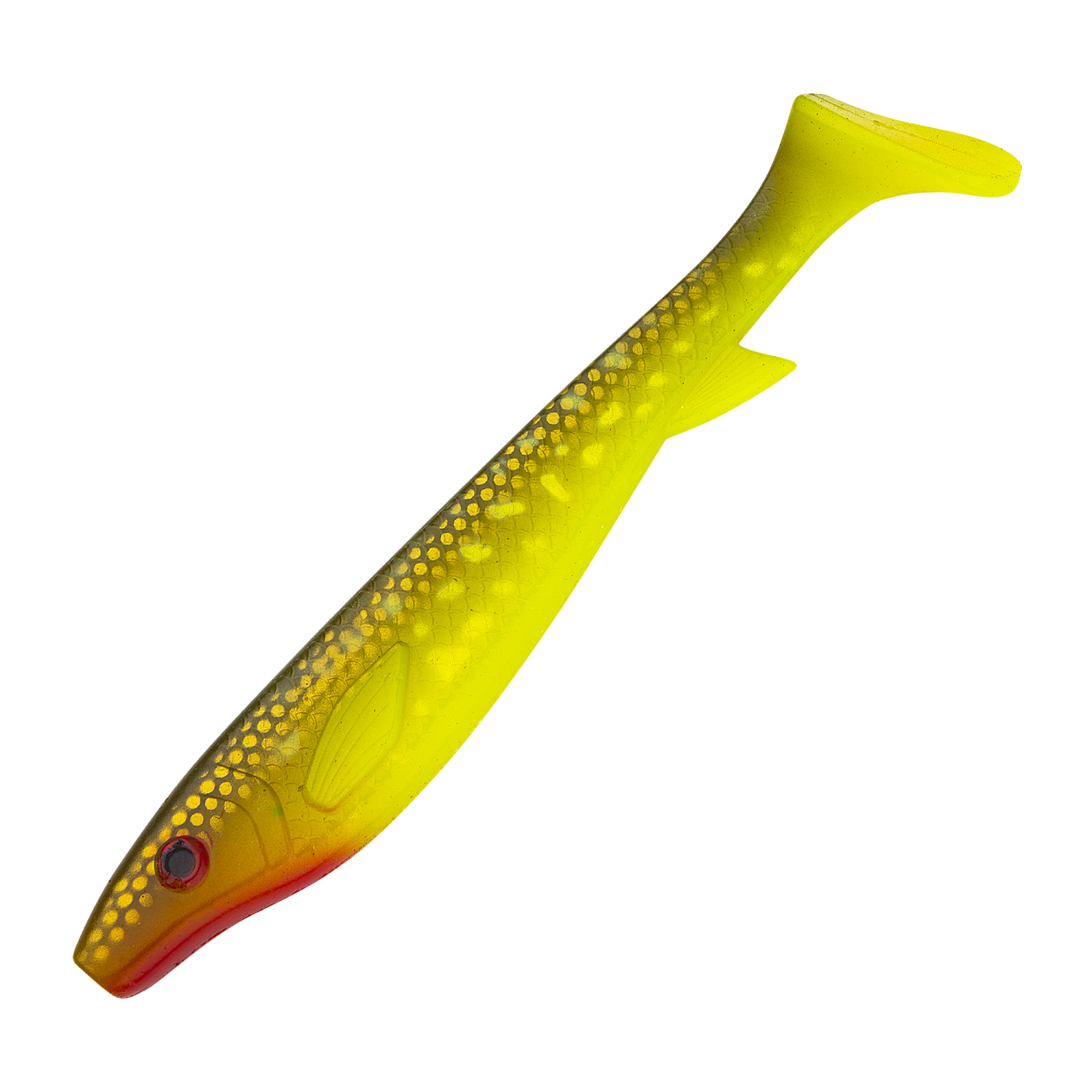 Приманка силиконовая Strike Pro Flatnose Shad 230мм #Hot Pike