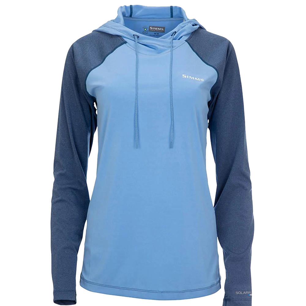 Лонгслив Simms Women's Bugstopper SolarFlex Hoody S Cornflower Heather