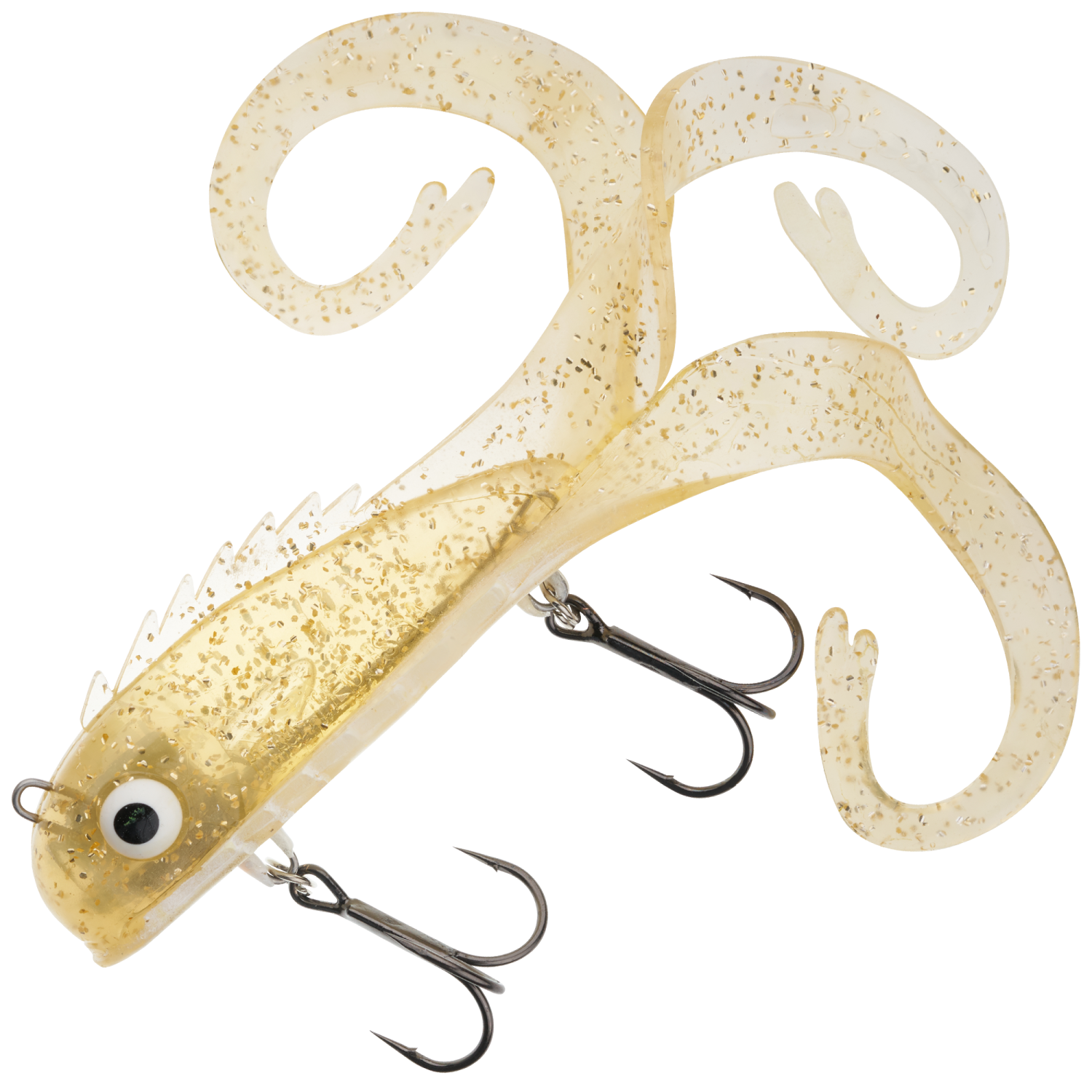 Приманка силиконовая Chaos Tackle Medussa Mini #Walleye - 2 рис.