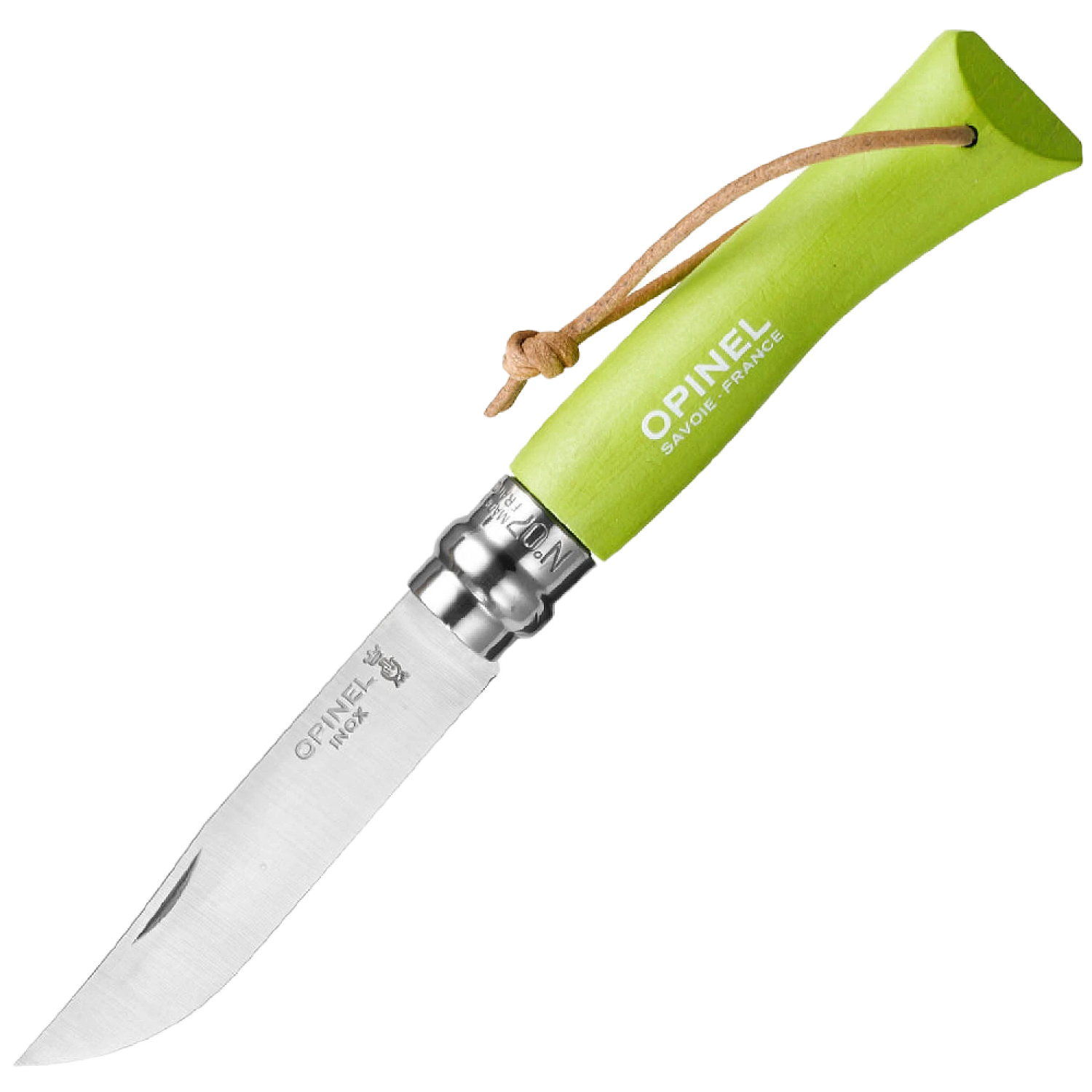 Нож складной Opinel №07 Trekking салатовый