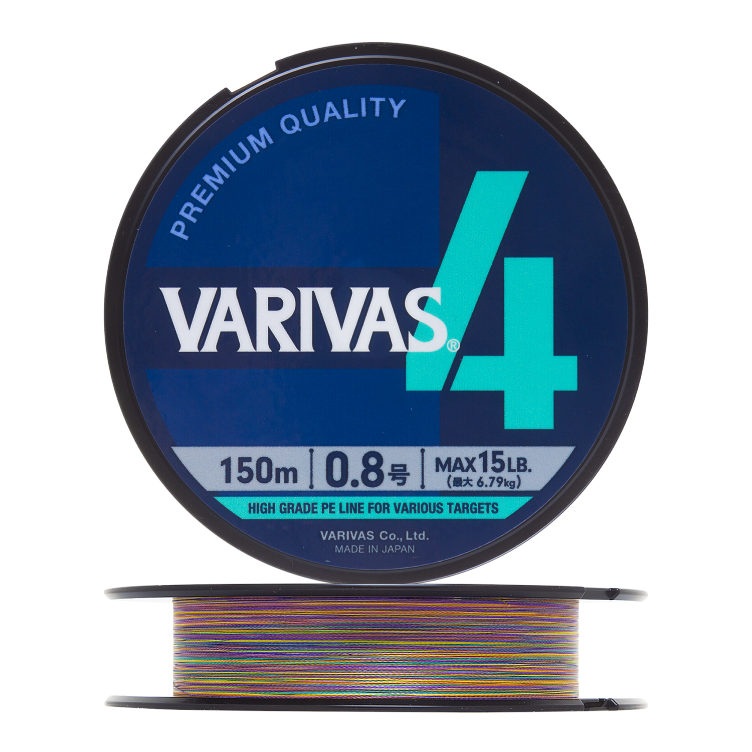 Шнур плетеный Varivas X4 Marking #0,8 0,148мм 150м (multicolor)