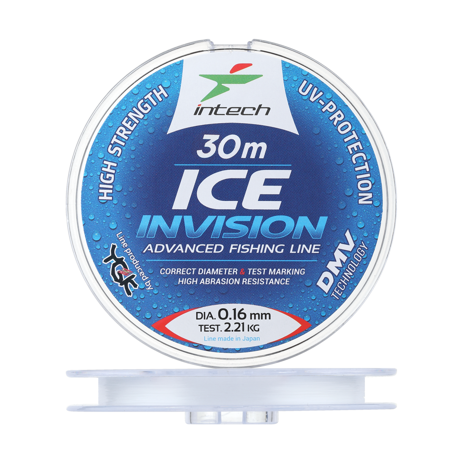 Леска монофильная Intech Invision Ice Line 0,16мм 30м (clear)