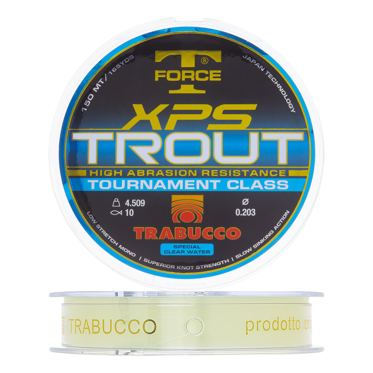 Леска монофильная Trabucco T-Force XPS Trout Competition 0,203мм 150м (clear)