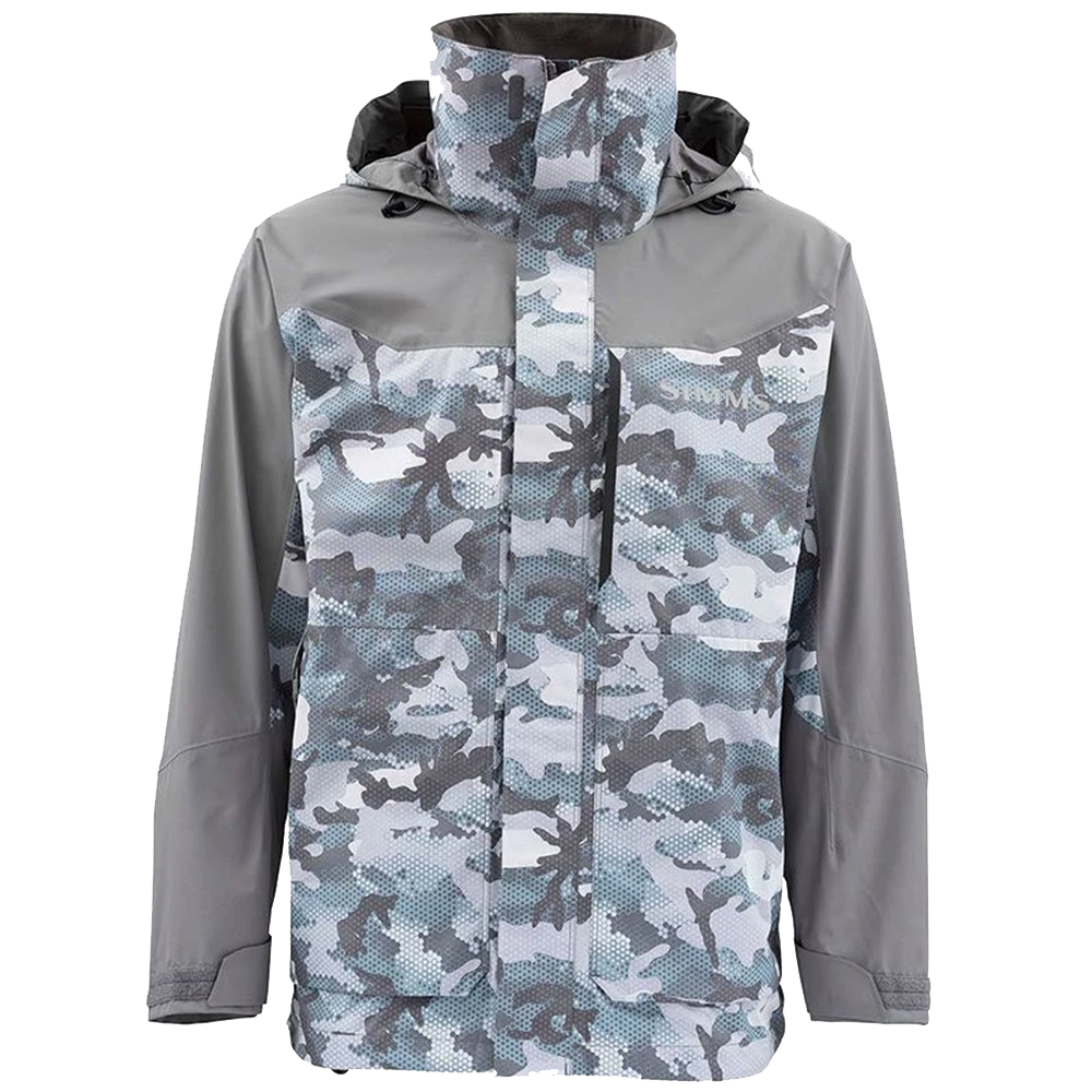 Куртка Simms Challenger Jacket '20 L Hex Flo Camo Grey Blue куртка simms challenger jacket 20 3xl woodland camo storm