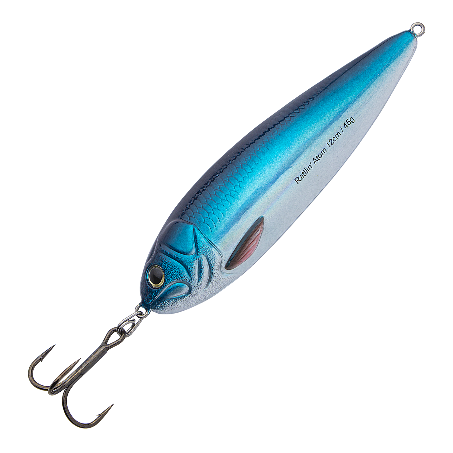 Блесна колеблющаяся Abu Garcia Rattlin Atom 45гр #Baltic Herring