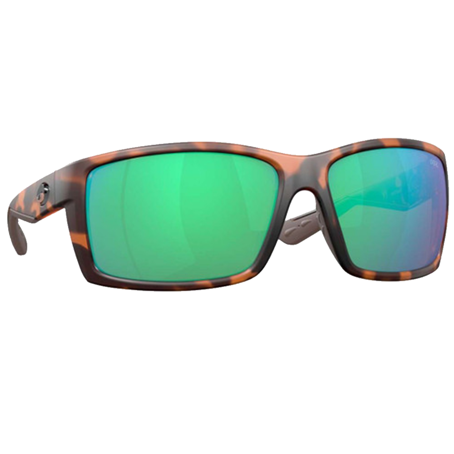 Очки солнцезащитные поляризационные Costa Reefton 580G Matte Retro Tortoise/Green Mirror