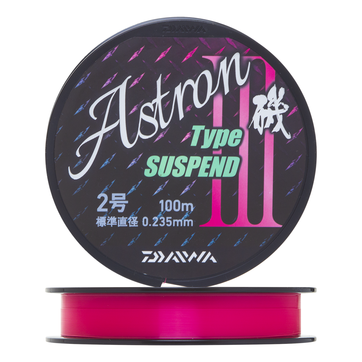 Леска монофильная Daiwa Astron Iso Type-Suspend III #2,0 0,235мм 100м (hot pink)