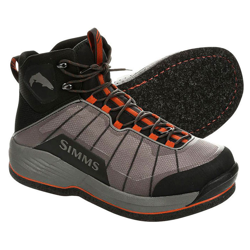 Ботинки забродные Simms Flyweight Boot Felt р. 12 (44) Steel Grey