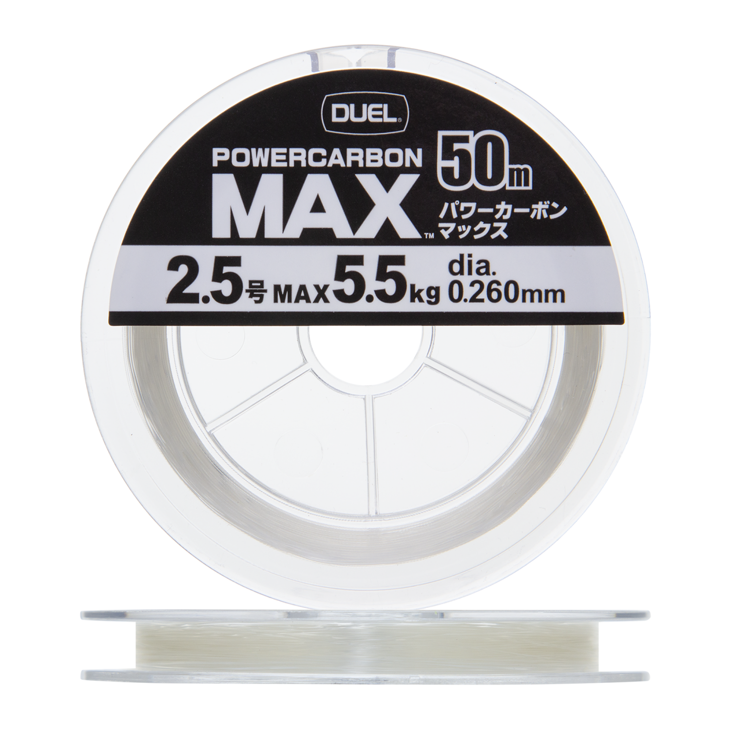 Флюорокарбон Duel Powercarbon Max Fluorocarbon 100% #2,5 0,260мм 50м (clear)