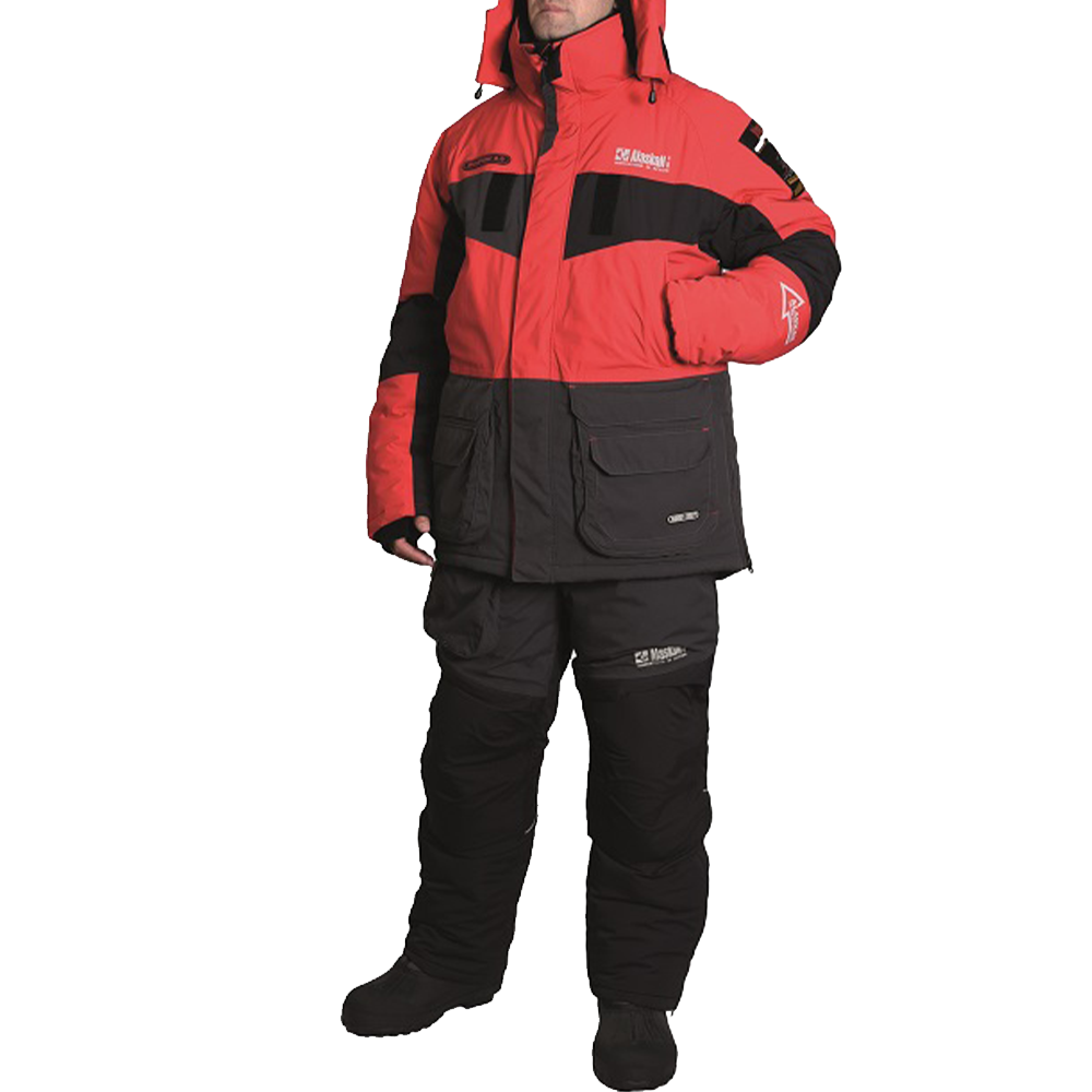 костюм зимний alaskan new polar 2 0 xl красный серый черный Костюм зимний Alaskan New Polar 2.0 3XL красный/серый/черный