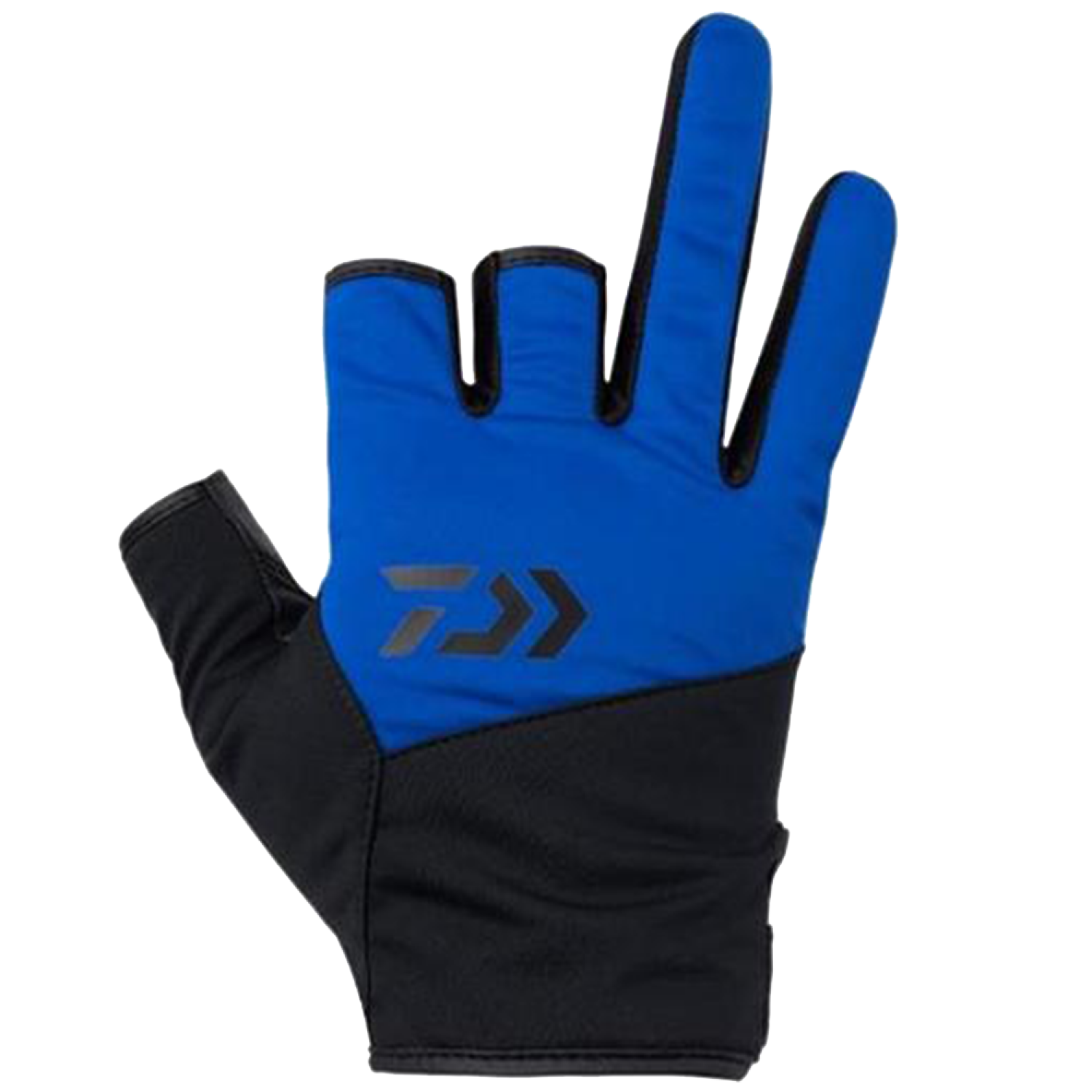 Перчатки Daiwa DG-8922W Windproof Gloves 3-Cut XL #Blue