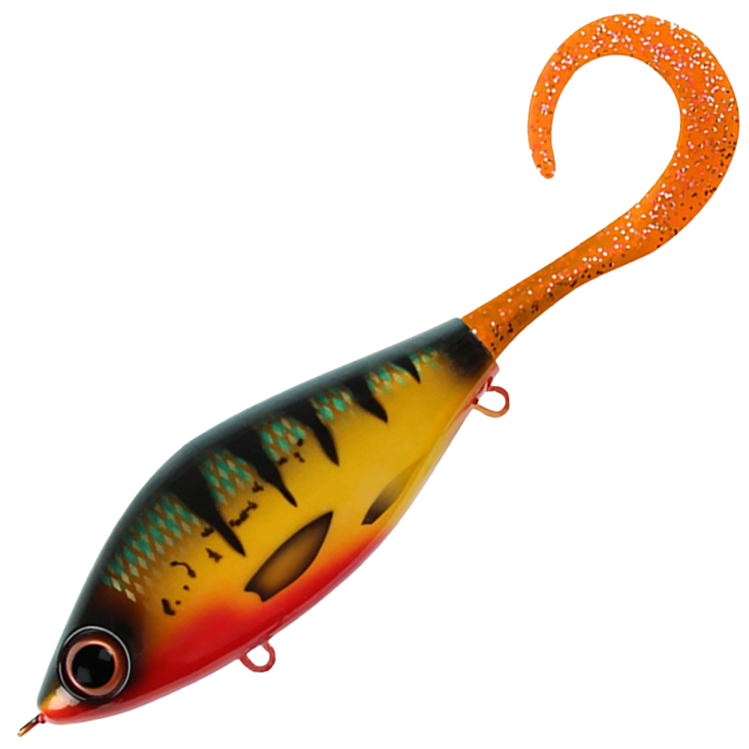 Джеркбейт Strike Pro Guppie Jr. 110 S #CWC004 Mossgreen Glitter