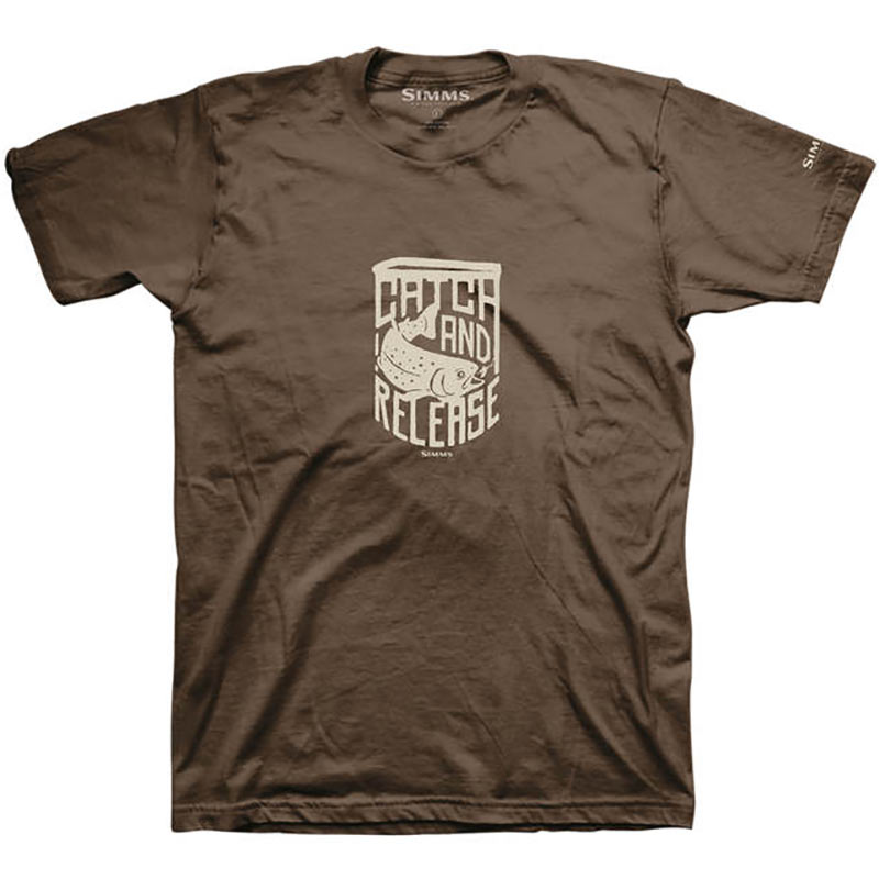 Футболка Simms Catch & Release T-Shirt XL Brown