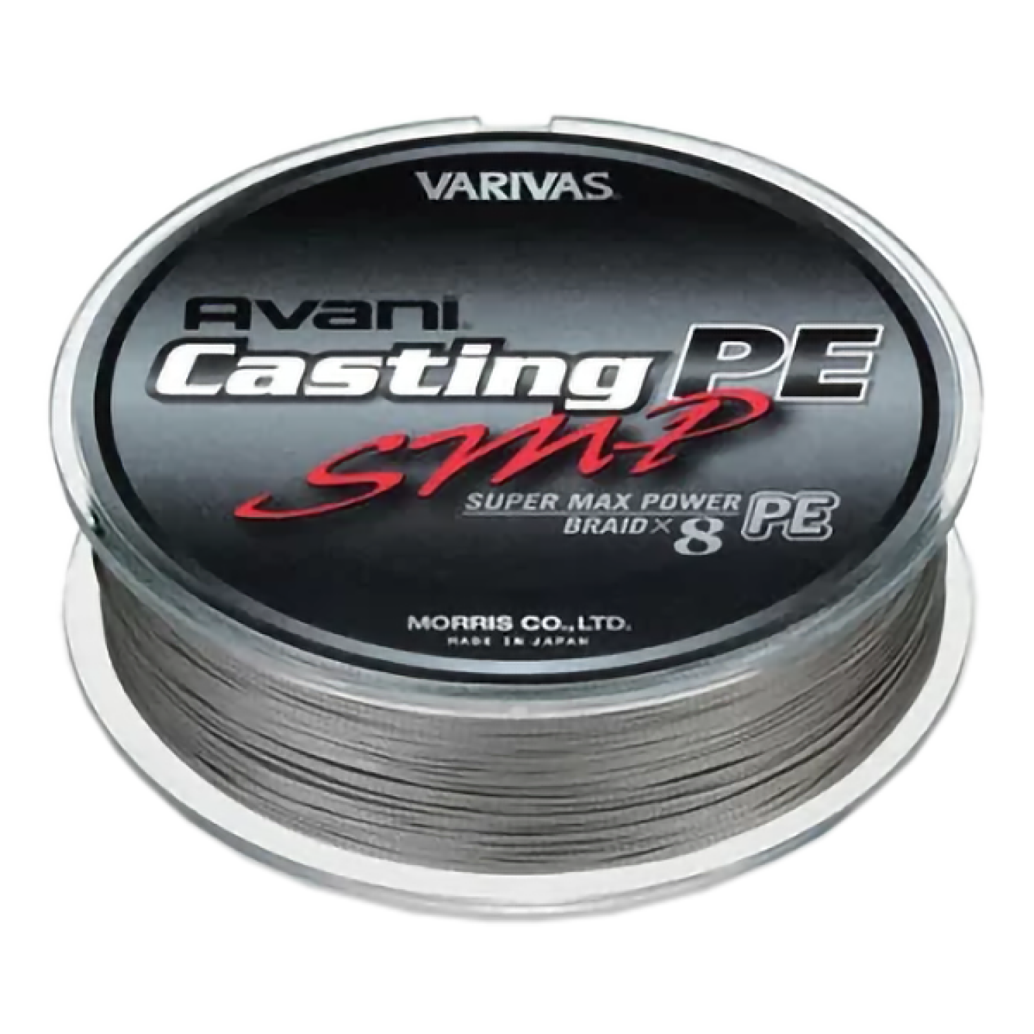 Шнур плетеный Varivas Avani Casting PE Super Max Power X8 #12 0,590мм 300м (stealth gray)