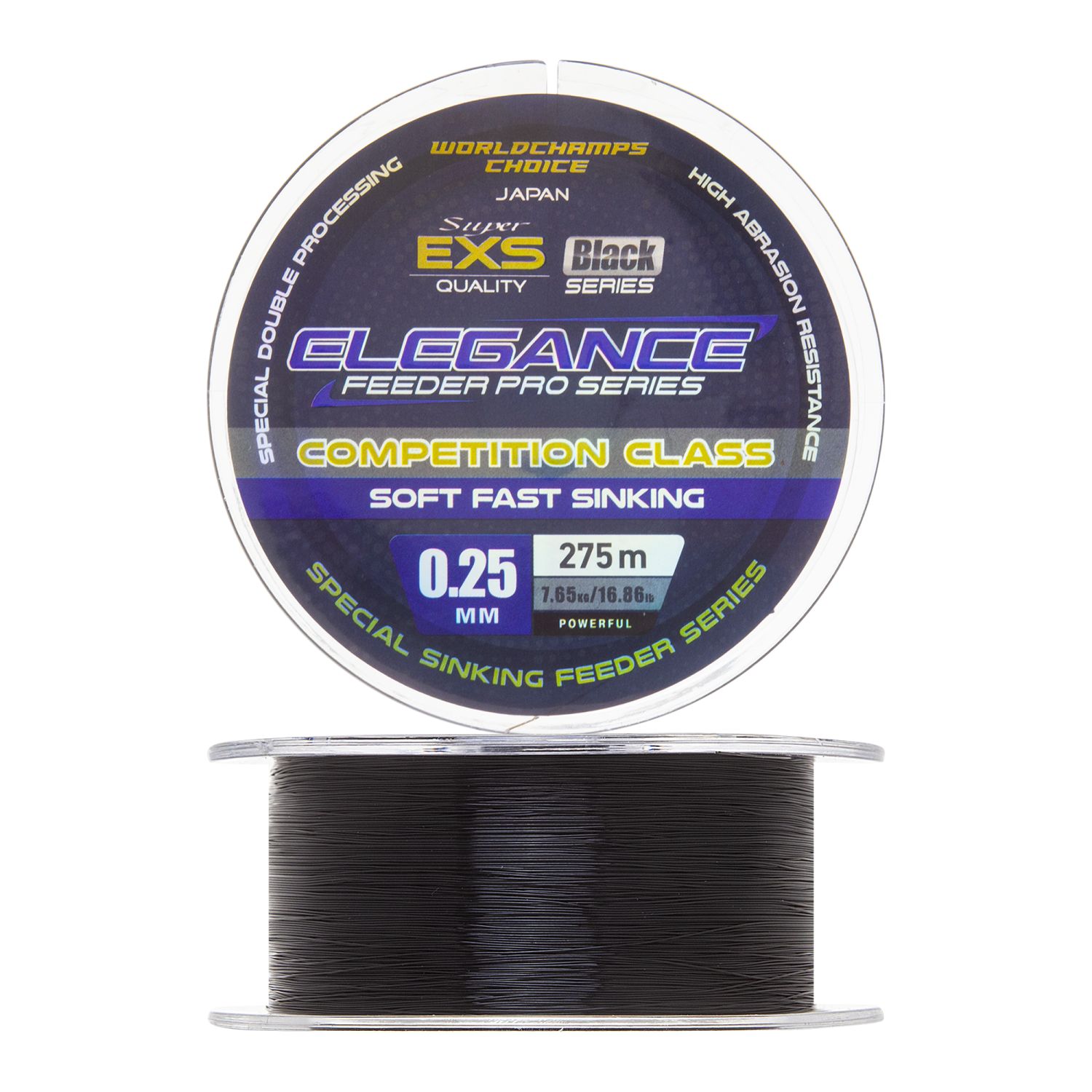 Леска монофильная Elegance Feeder Pro Black 0,25мм 275м (black)