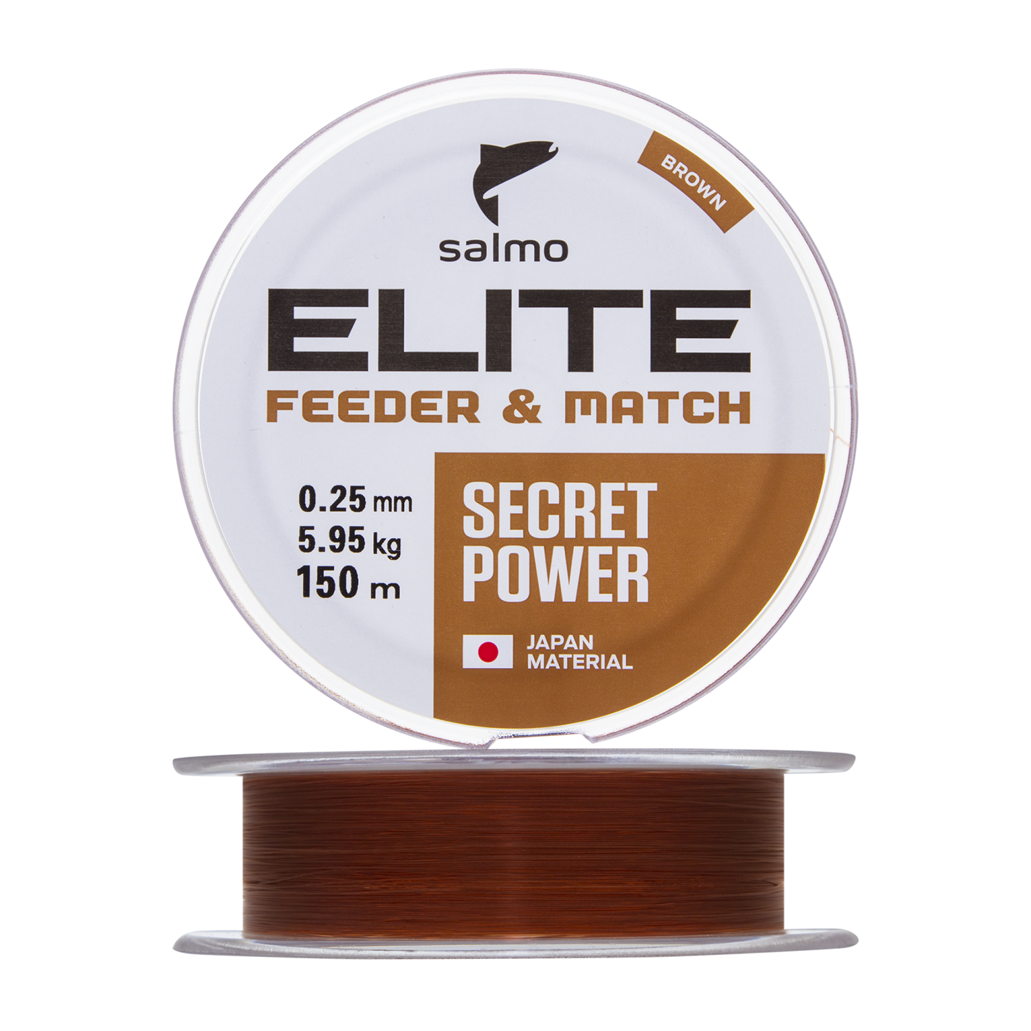 Леска монофильная Salmo Elite Feeder & Match 0,25мм 150м (brown)