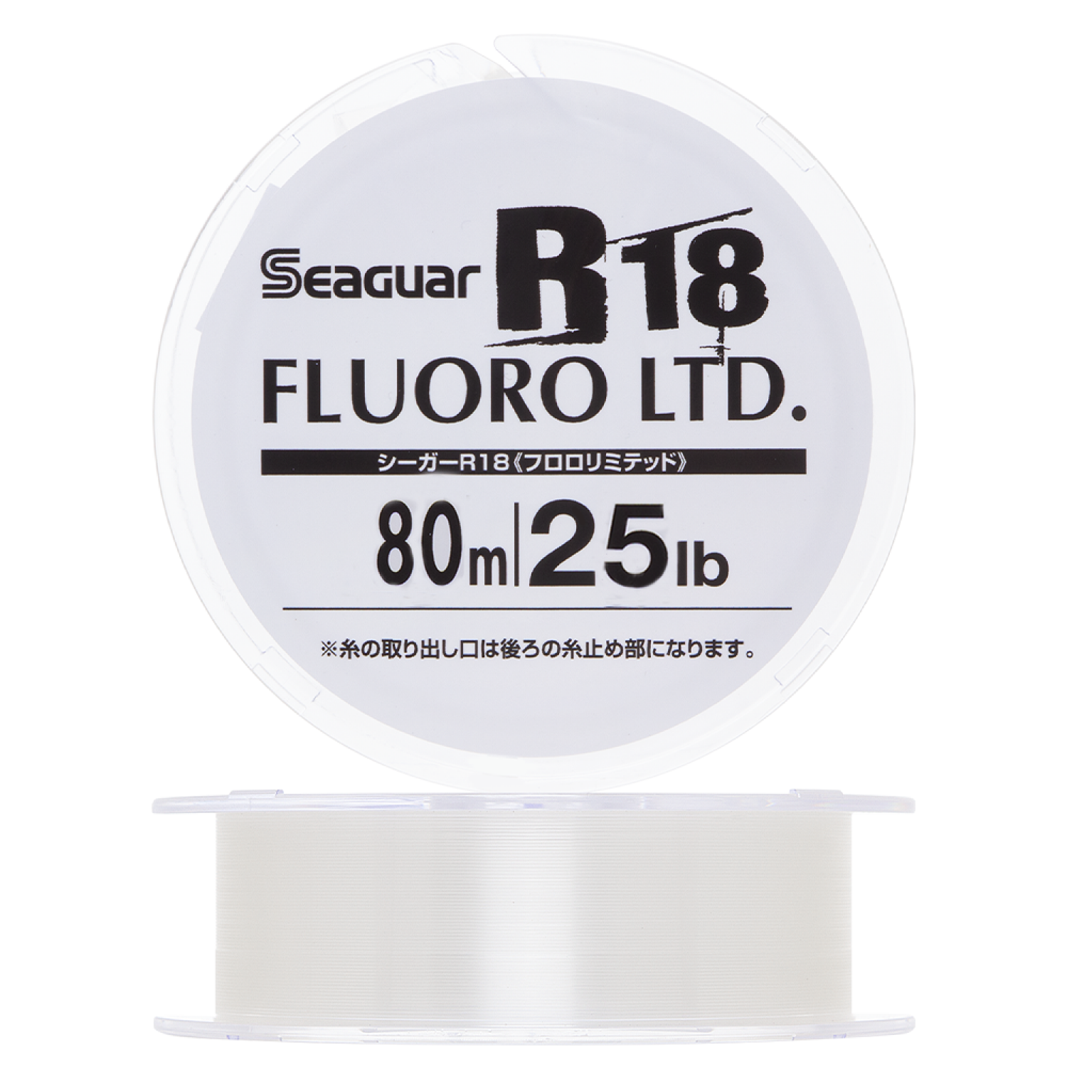 Флюорокарбон Seaguar R18 Fluoro Limited 25Lb #6,0 0,405мм 80м (clear)