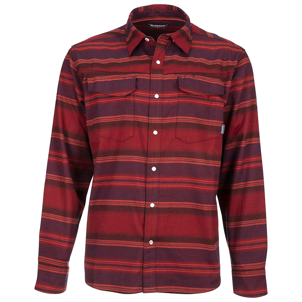 Рубашка Simms Gallatin Flannel LS Shirt M Auburn Red Stripe