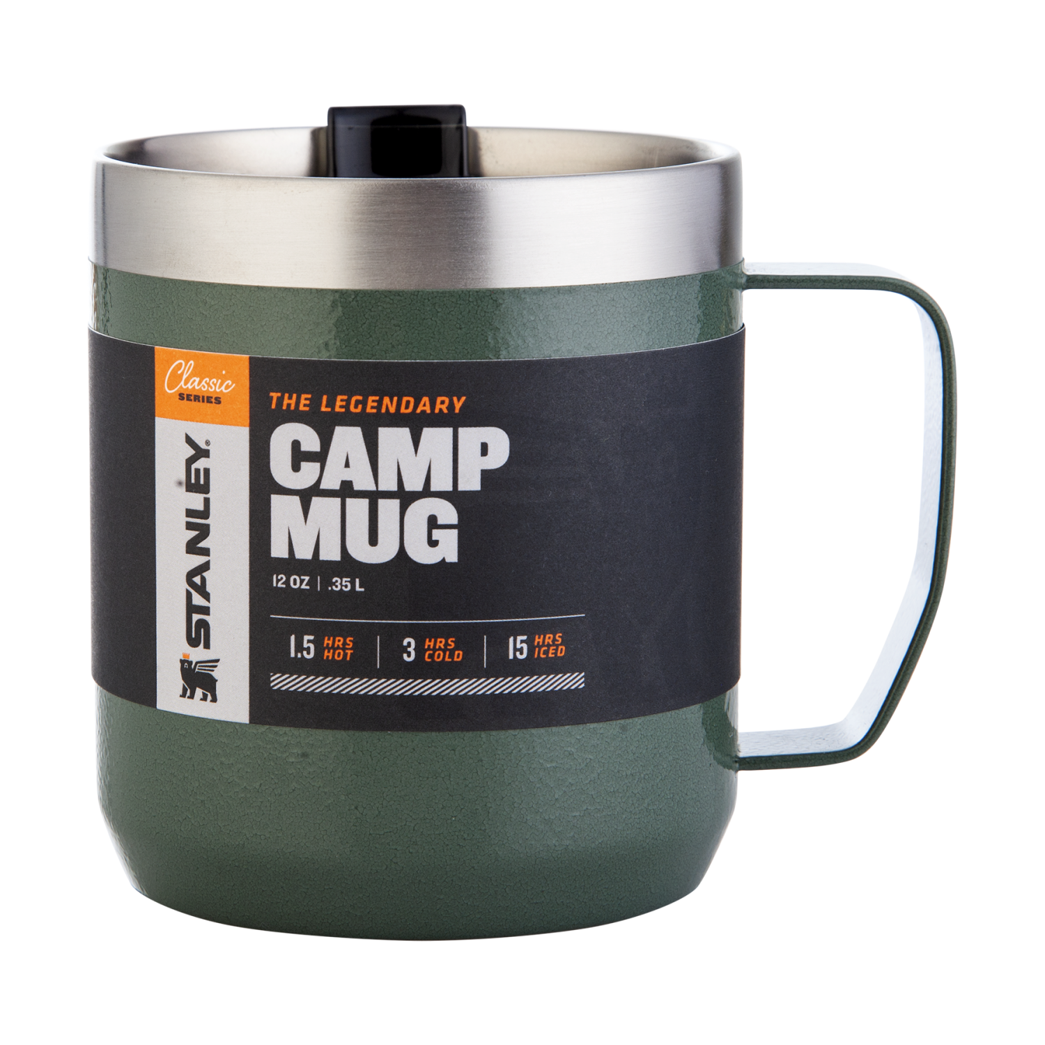 Термокружка Stanley Classic с ручкой 0,35л зеленый