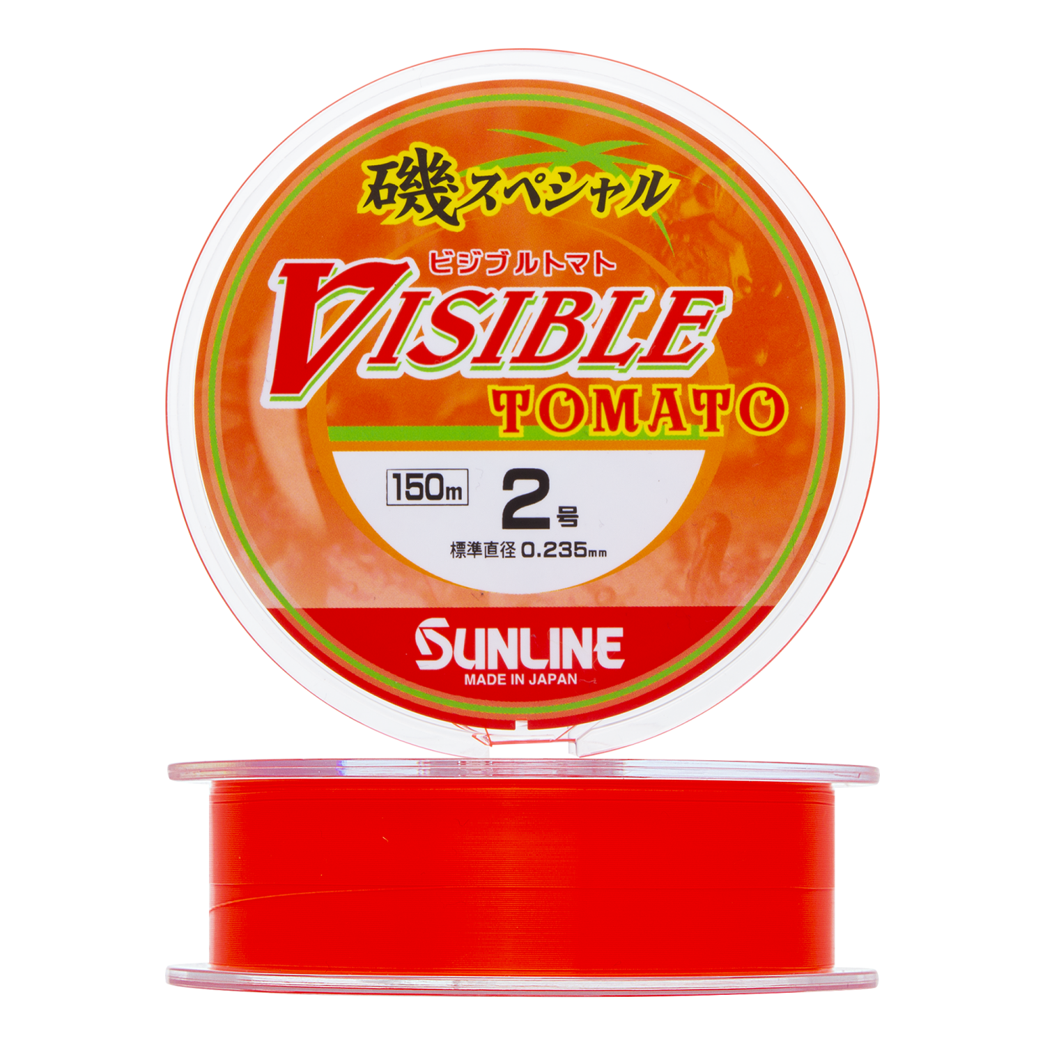 Леска монофильная Sunline Visible Tomato #2,0 0,235мм 150м (orange red)