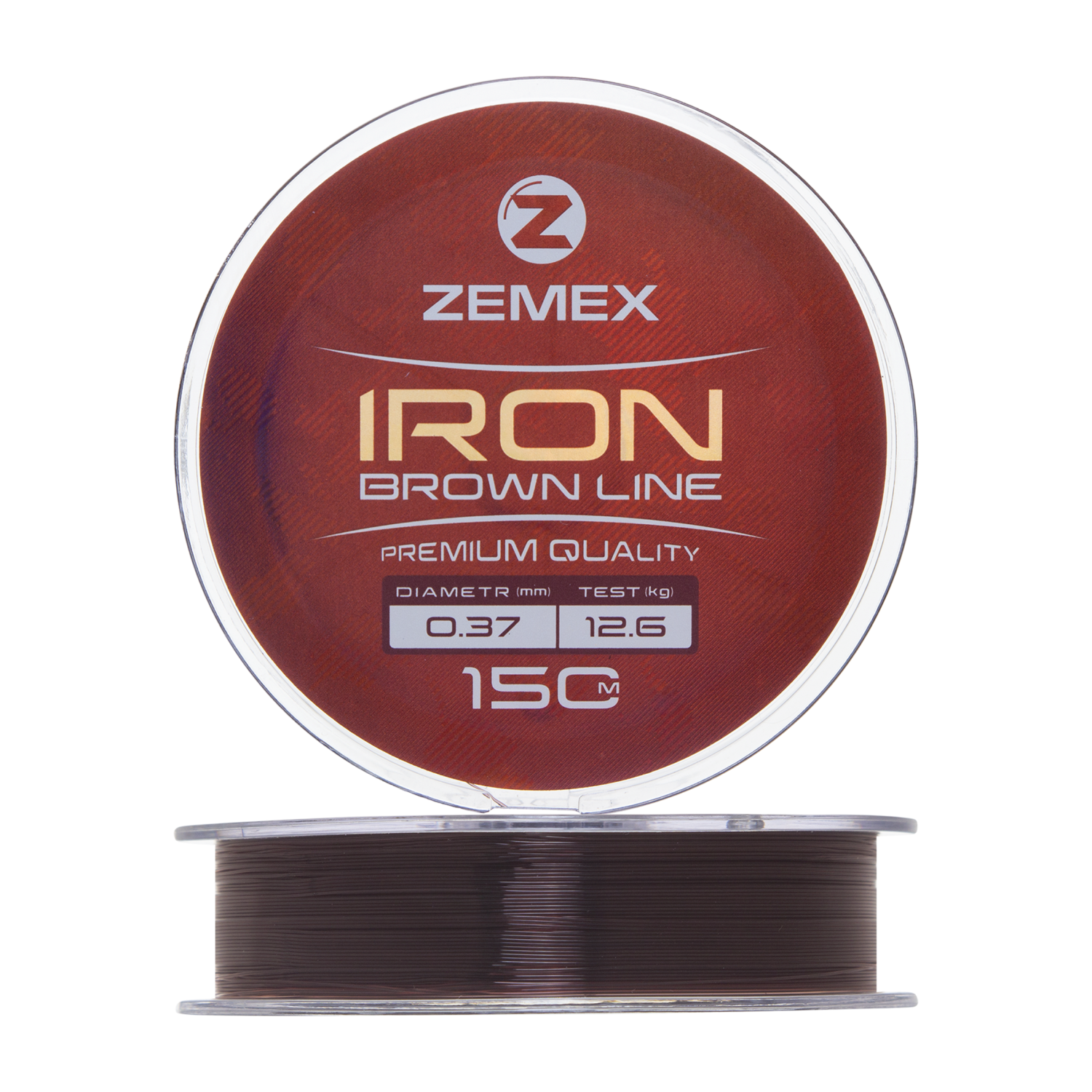 Леска монофильная Zemex Iron 0,370мм 150м (brown)