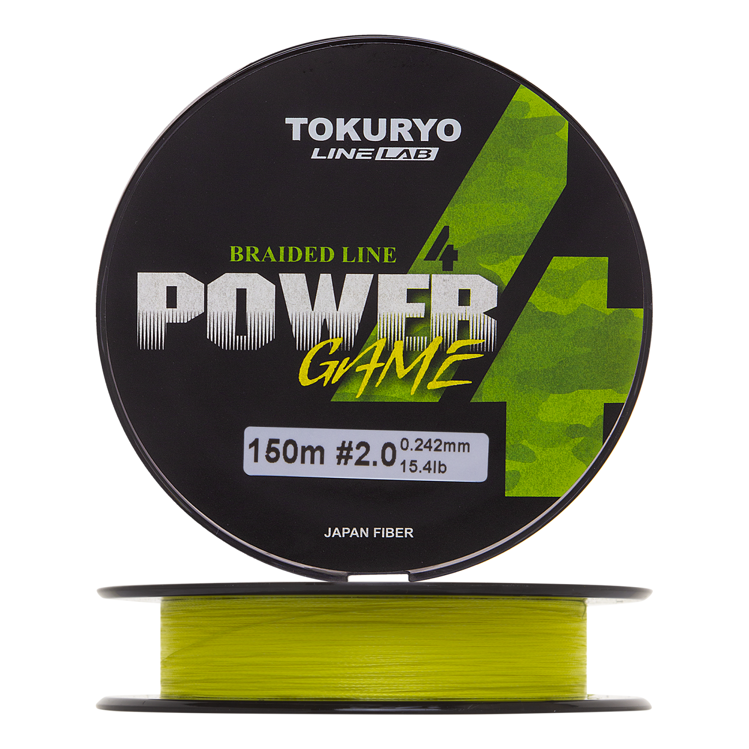 Шнур плетеный Tokuryo Power Game X4 #2 0,242мм 150м (yellow)
