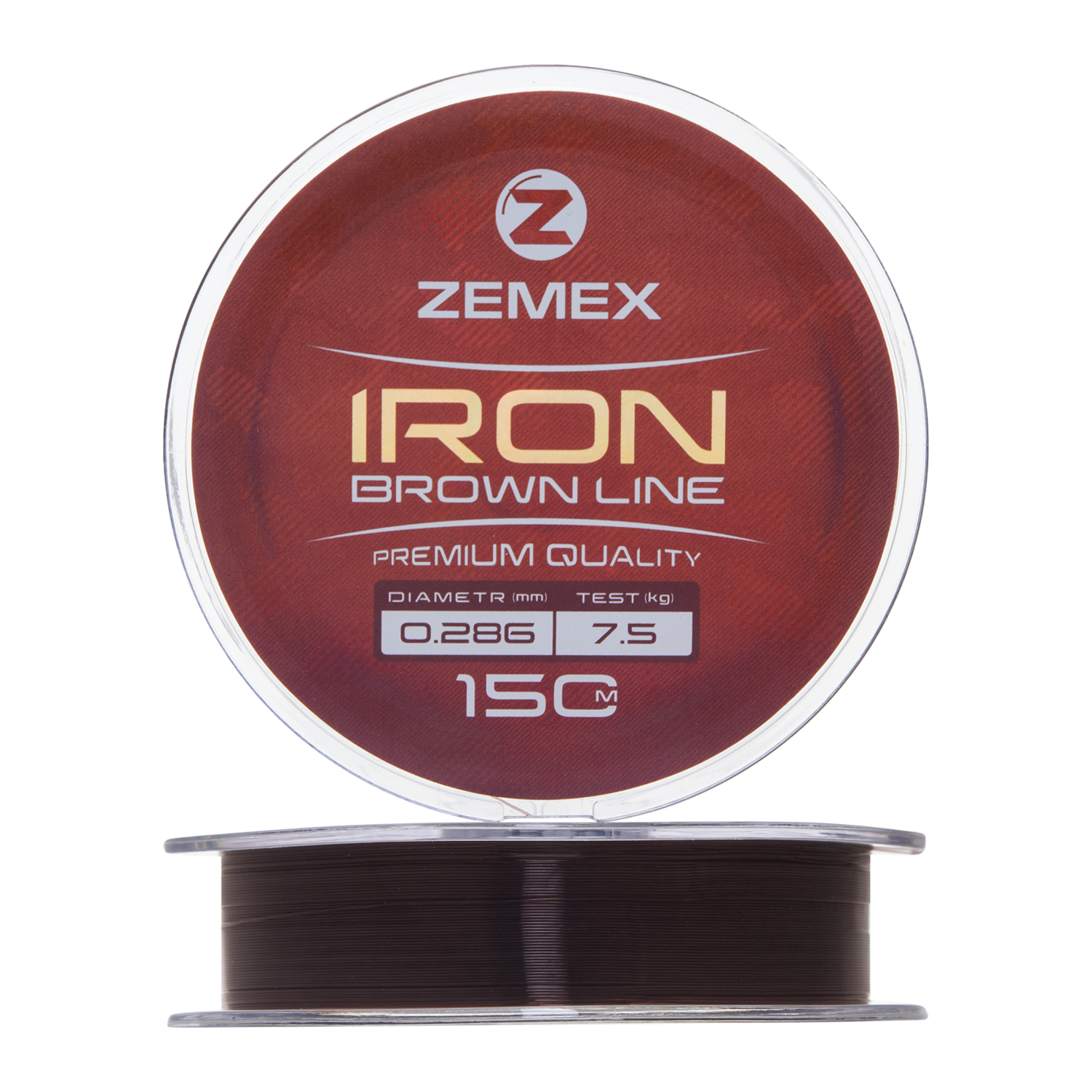 Леска монофильная Zemex Iron 0,286мм 150м (brown)
