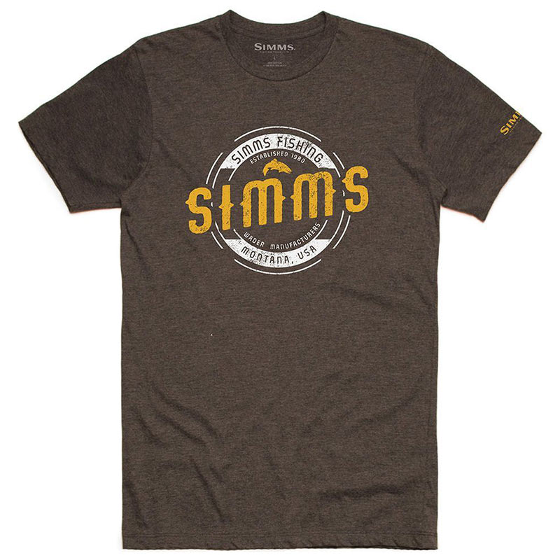 Футболка Simms Wader MT T-Shirt L Brown Heather