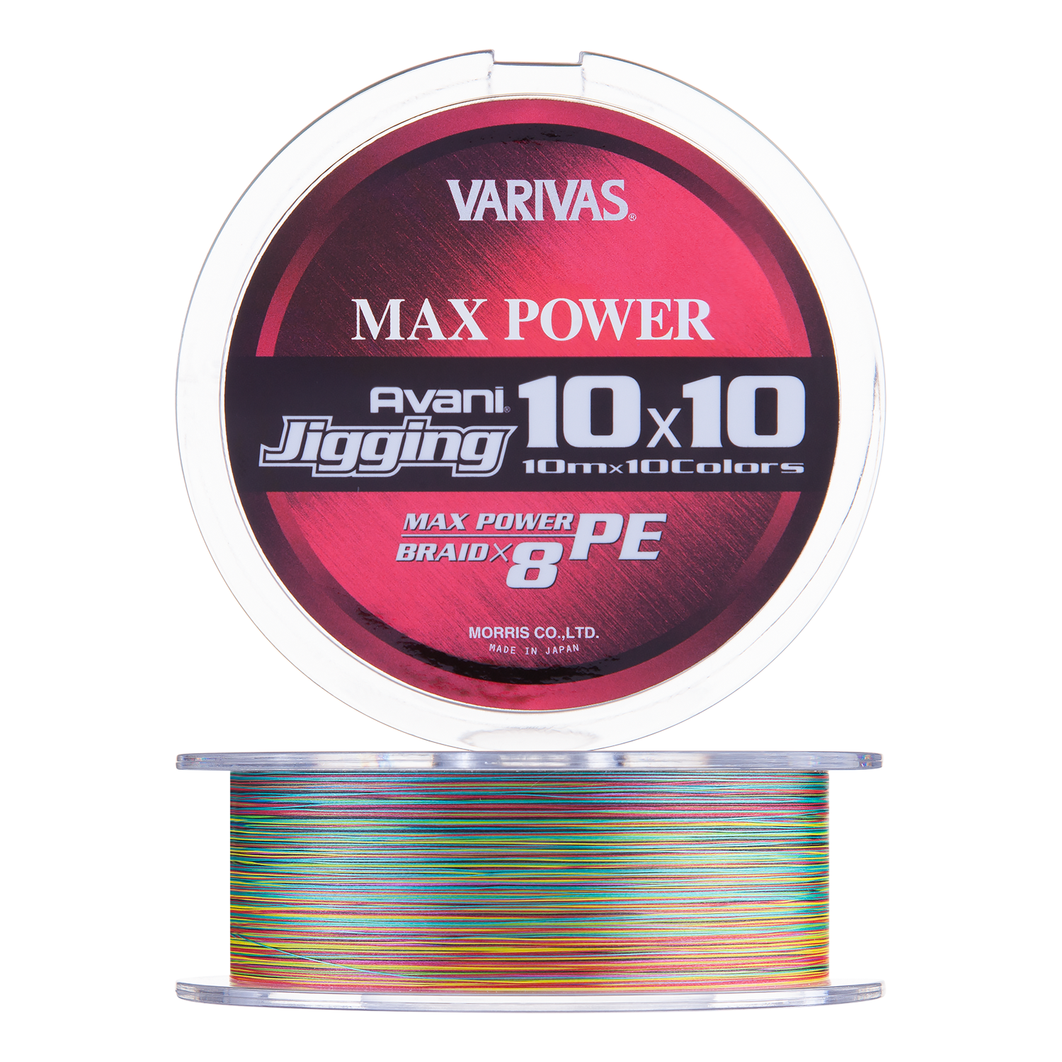 Шнур плетеный Varivas Avani Jigging 10×10 Max Power PE X8 #0,8 0,148мм 200м (multicolor) - 2 рис.