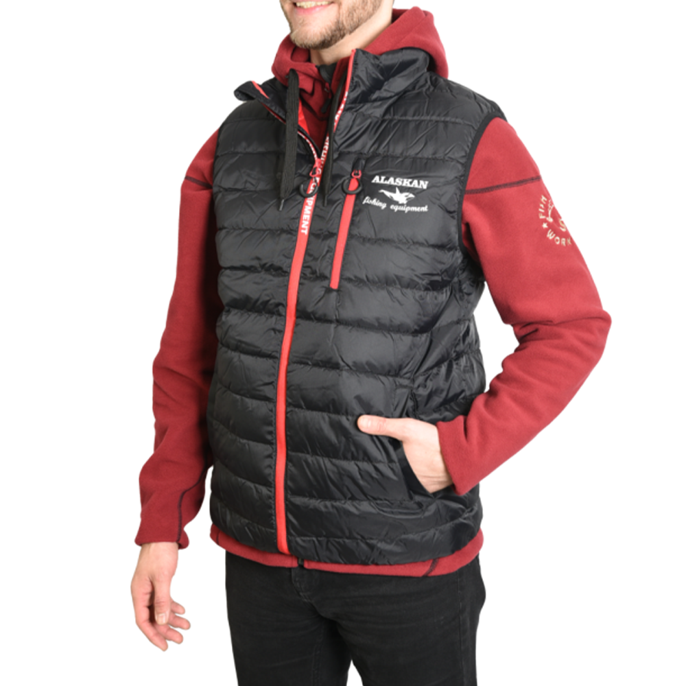 Жилет утепленный стеганый Alaskan Juneau Vest M черный