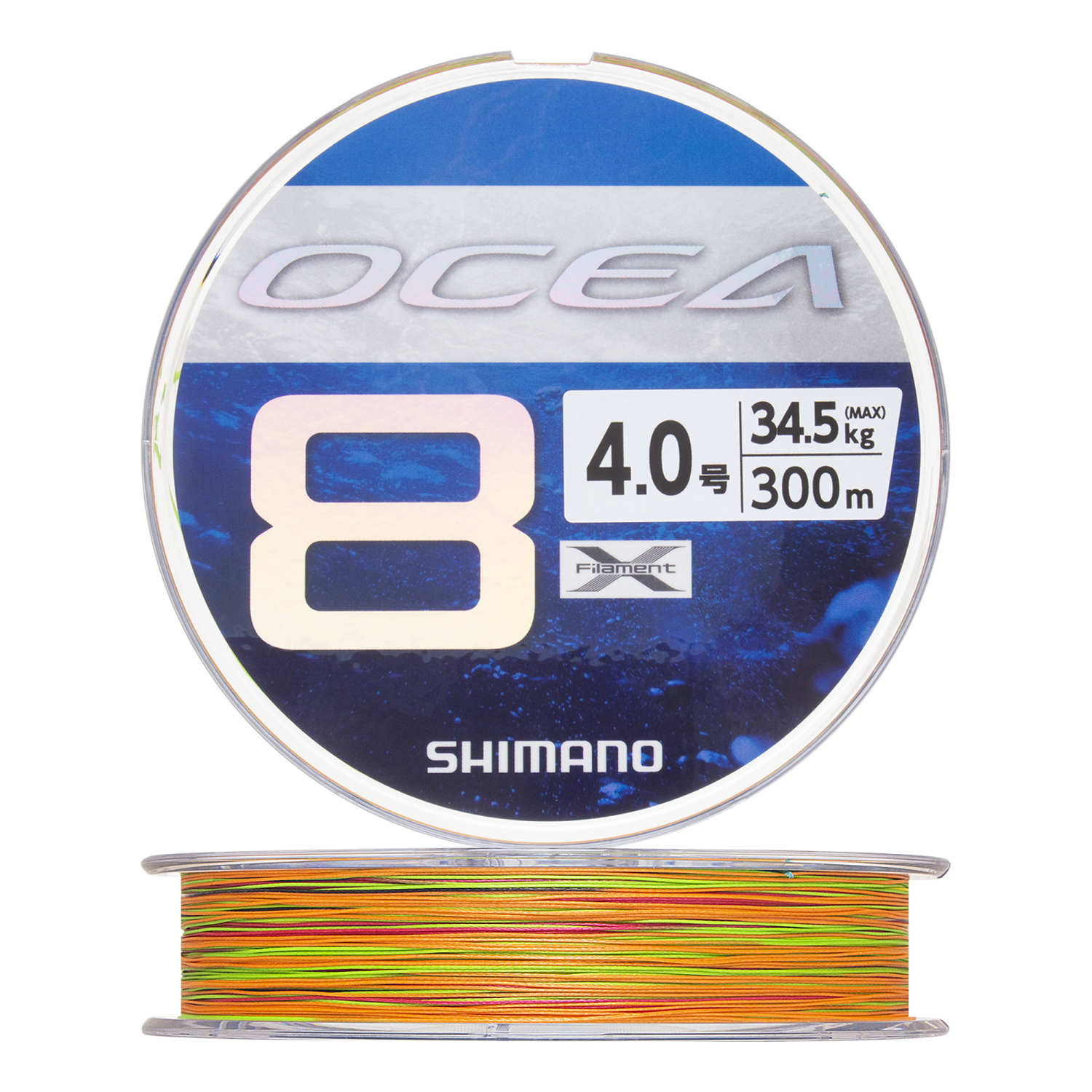 Шнур плетеный Shimano Ocea 8 PE #4,0 0,330мм 300м (5color)