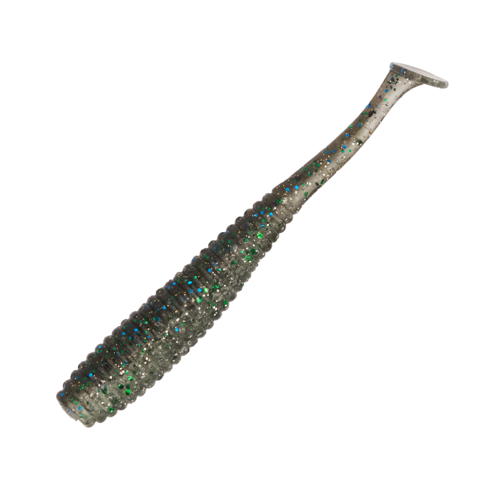 Приманка силиконовая Jackall I Shad Tail 3,8" #dark thunder iwashi
