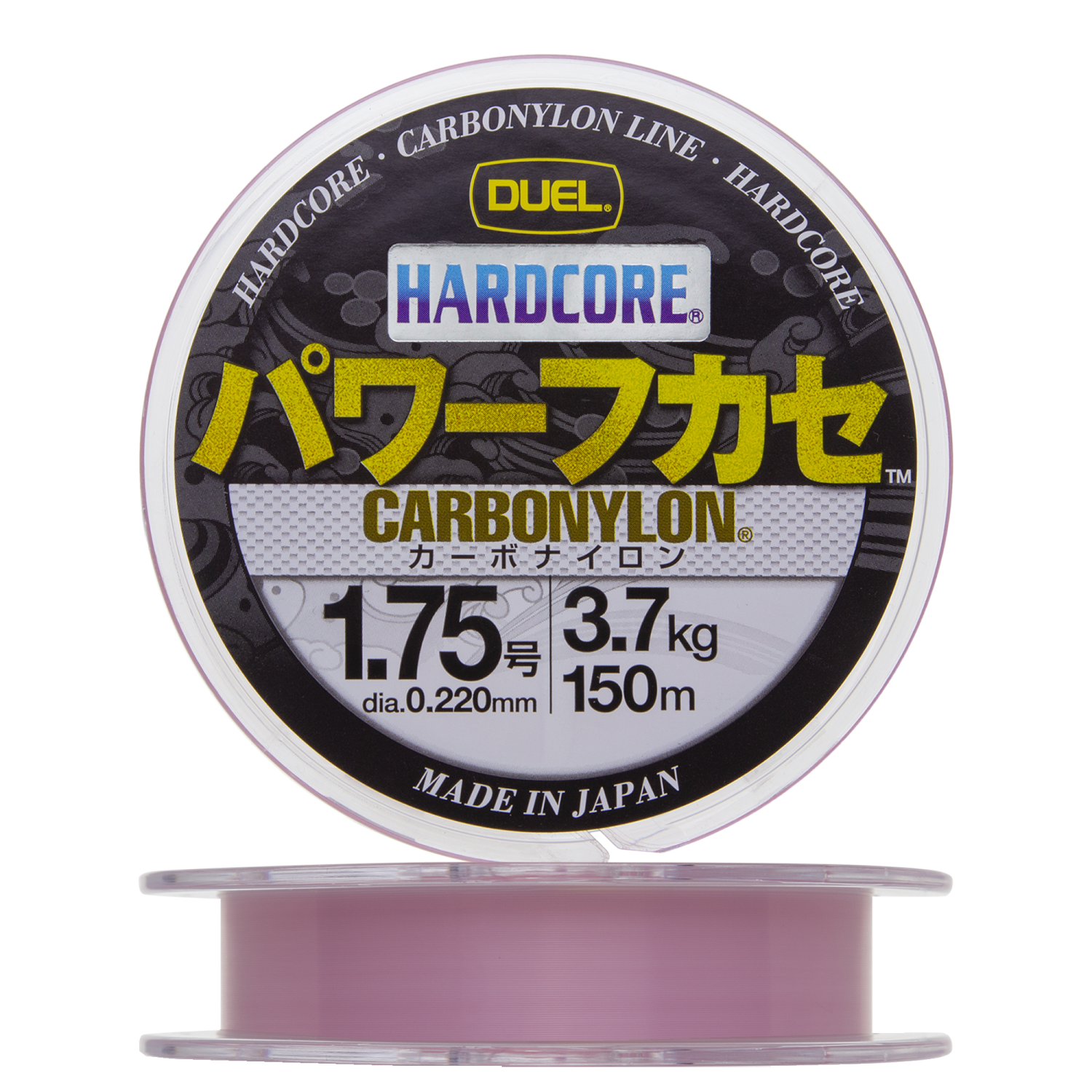 Леска монофильная Duel Hardcore Carbonylon #1,75 0,220мм 150м (milky pink)