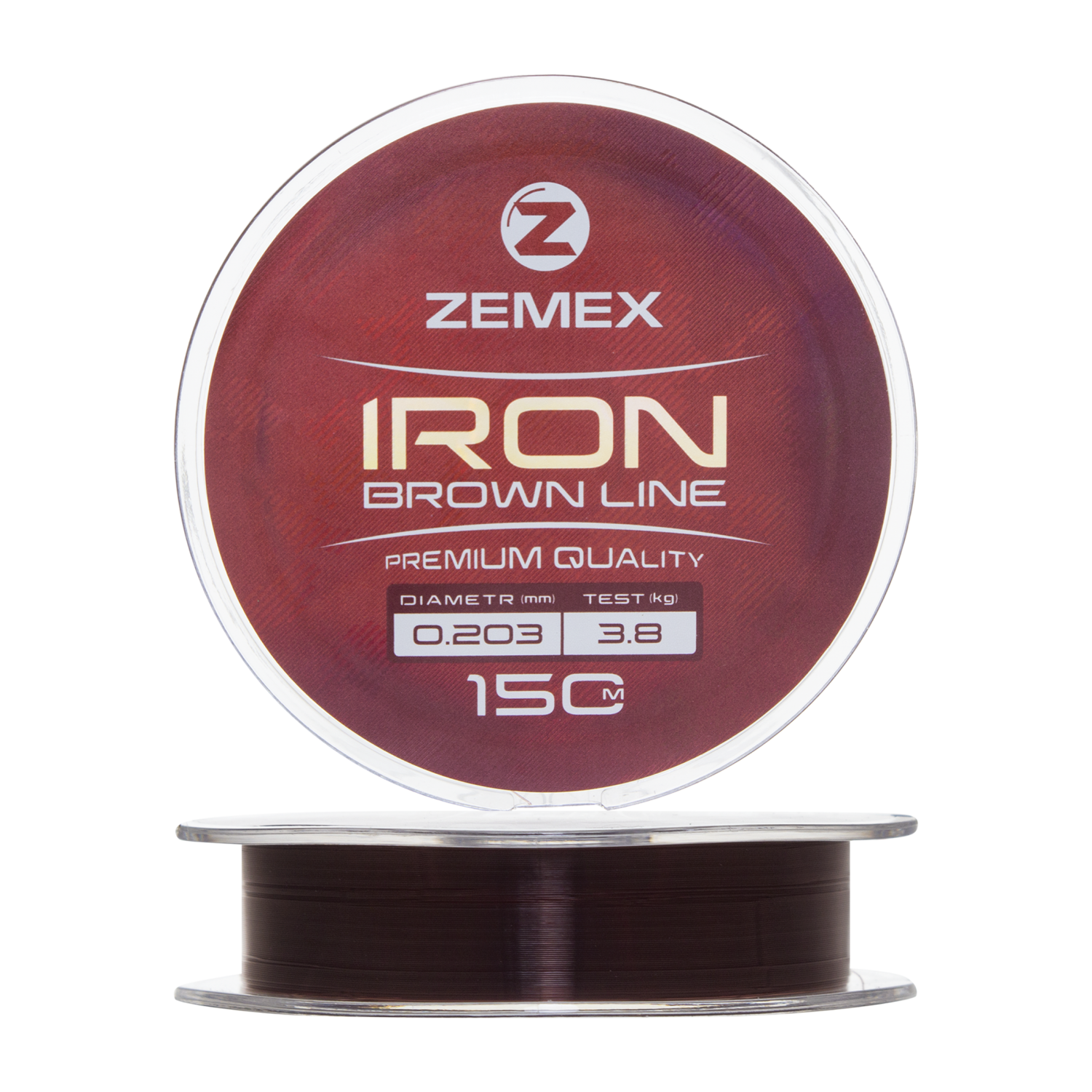 Леска монофильная Zemex Iron 0,203мм 150м (brown)