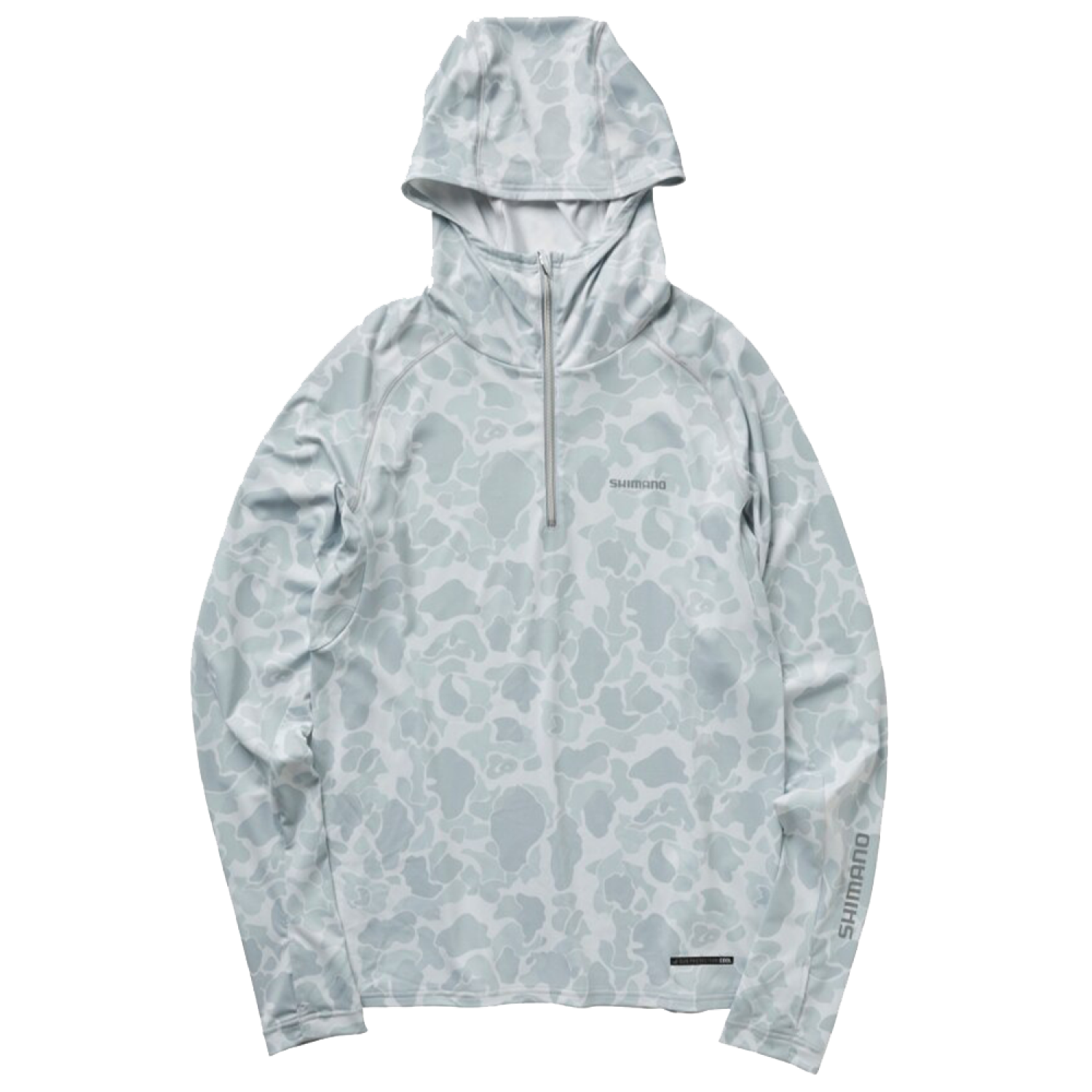 Худи Shimano 24IN-053U Sun Protection Cool L Grey Camo