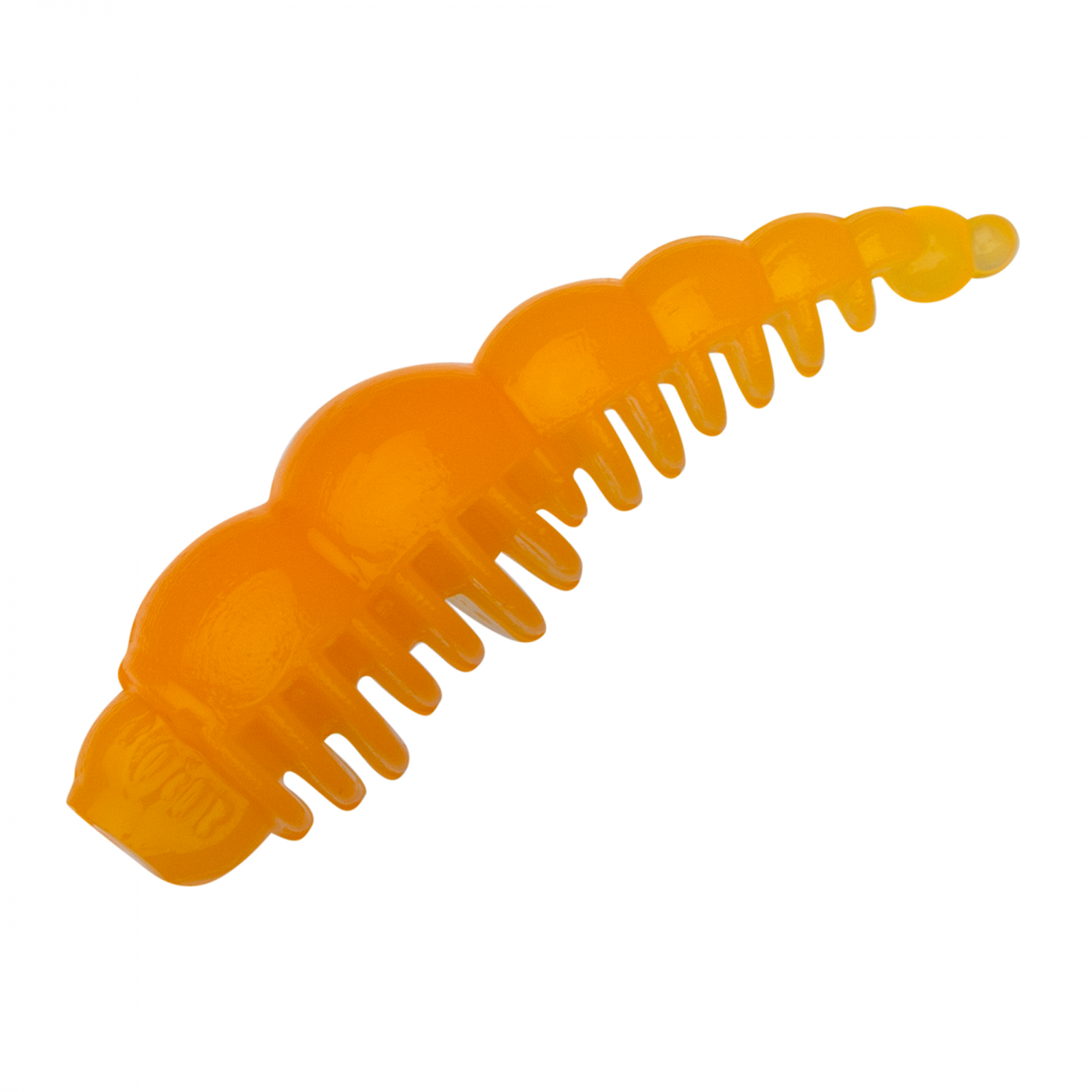 Приманка силиконовая Boroda Baits Larva XL 1,6" #Оранжевый