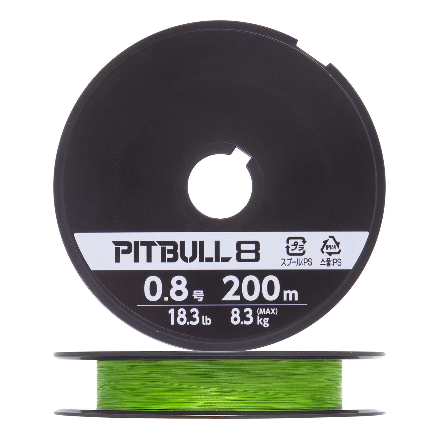 Шнур плетеный Shimano Pitbull 8 #0,8 0,148мм 200м (lime green)