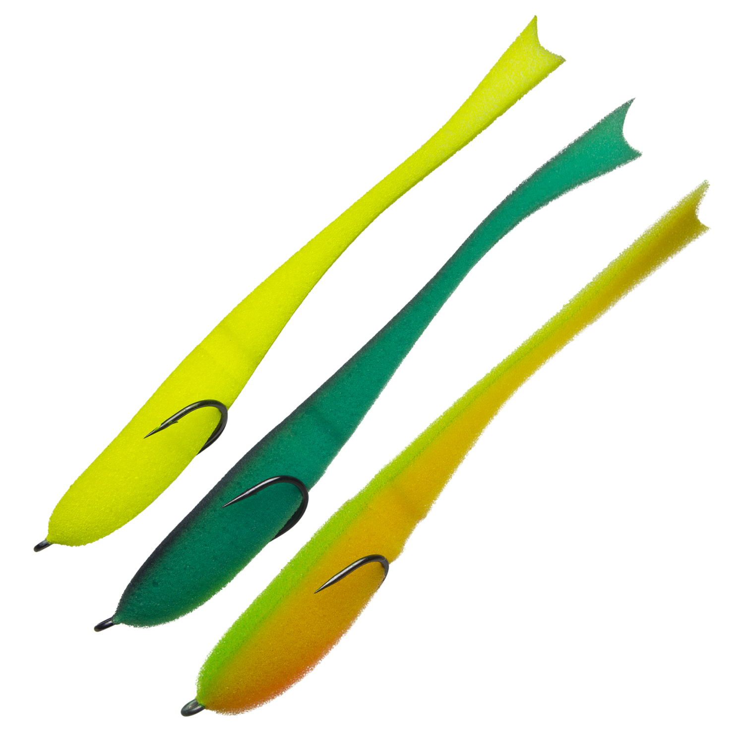 Поролоновая рыбка Волжские джиги 200мм Slim #SET-2