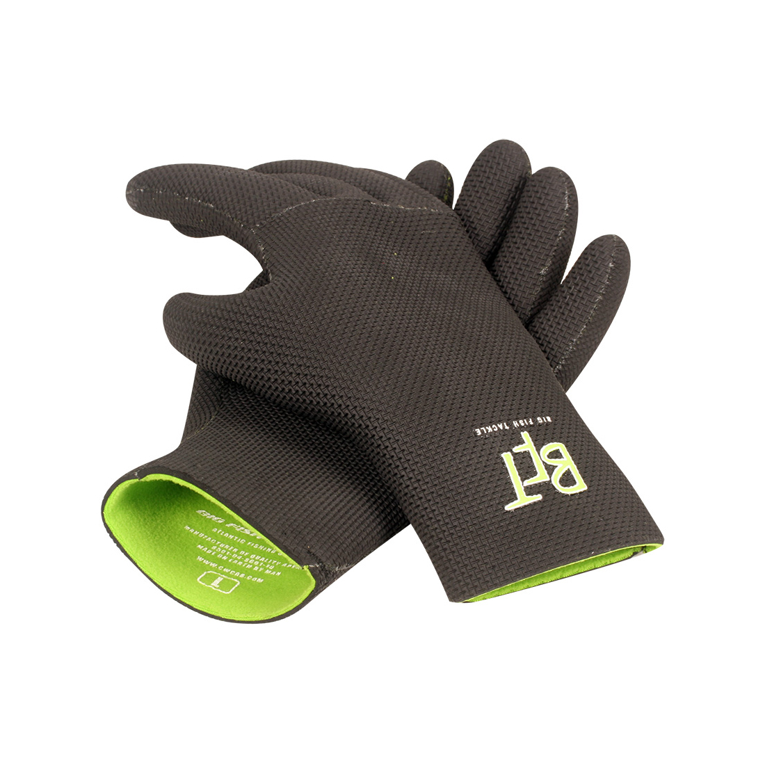 Перчатки BFT Atlantic Glove 5 finger M черный