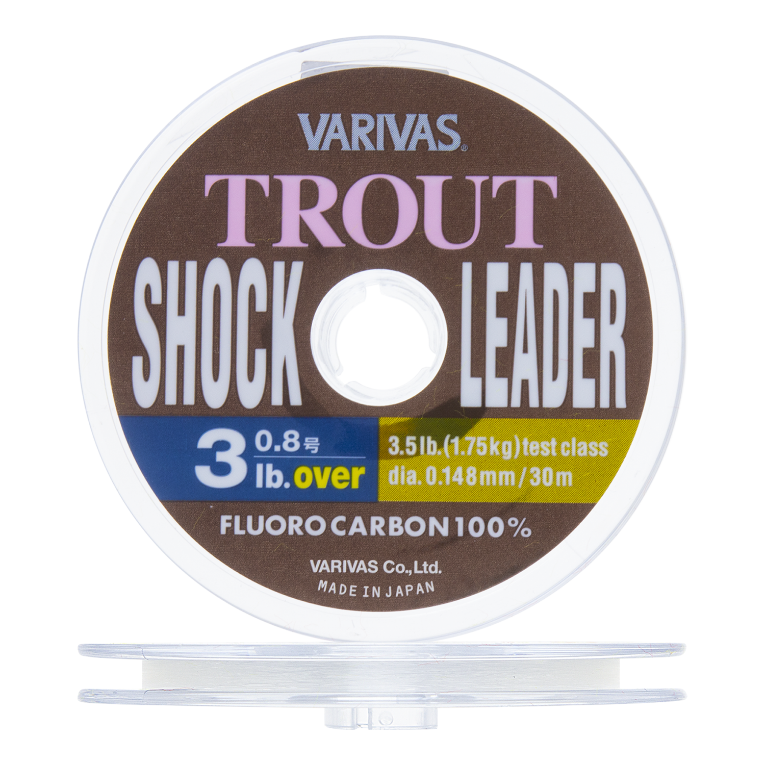 Флюорокарбон Varivas Trout Shock Leader Fluorocarbon 08 0148мм 30м natural clear 985₽