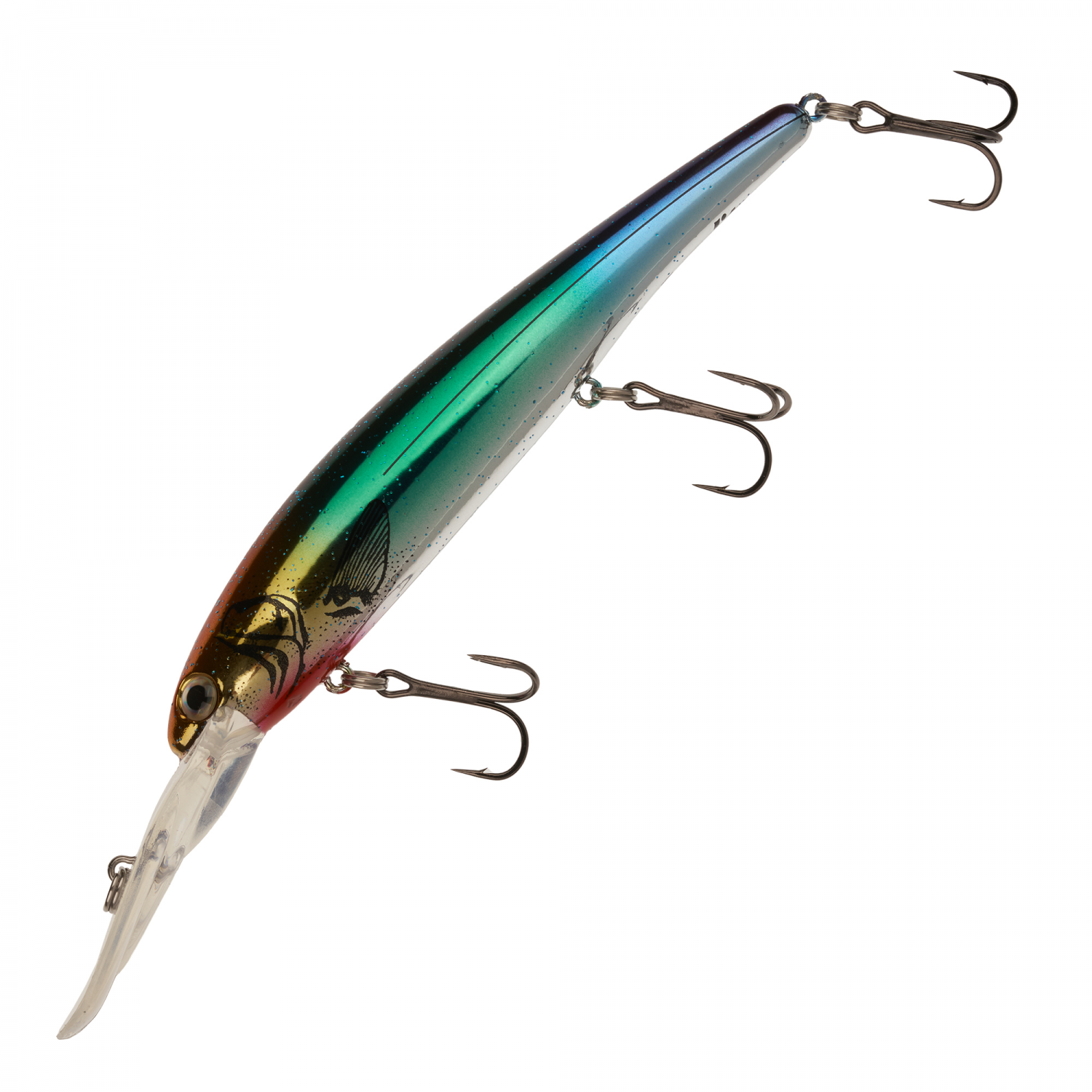 Воблер Bandit Walleye Deep #69 Green Clown - 2 рис.