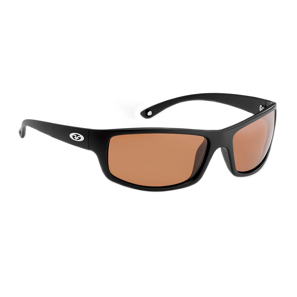 Очки солнцезащитные поляризационные Flying Fisherman Slack Tide 7756 Matte Black Copper