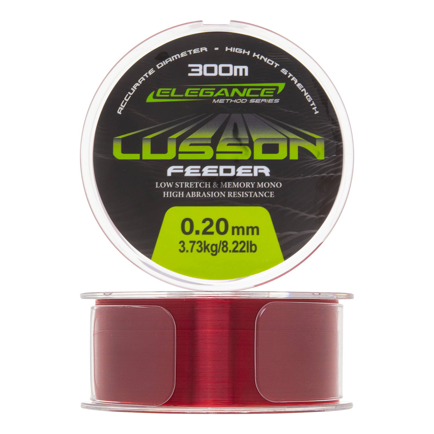Леска монофильная Elegance Method Lusson Feeder 0,20мм 300м (red)