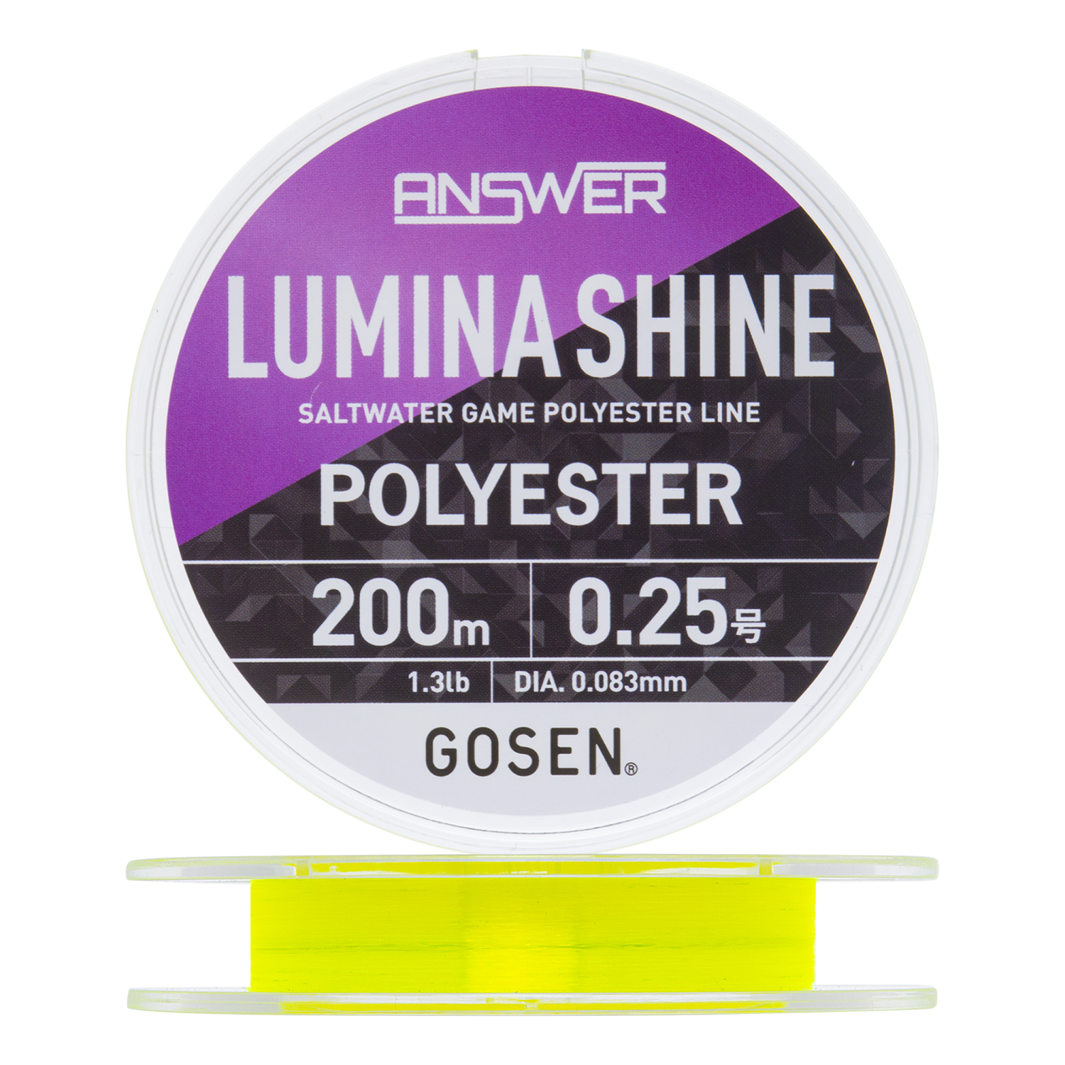 Эстер Gosen Answer Lumina Shine #0,25 0,083мм 200м (yellow)