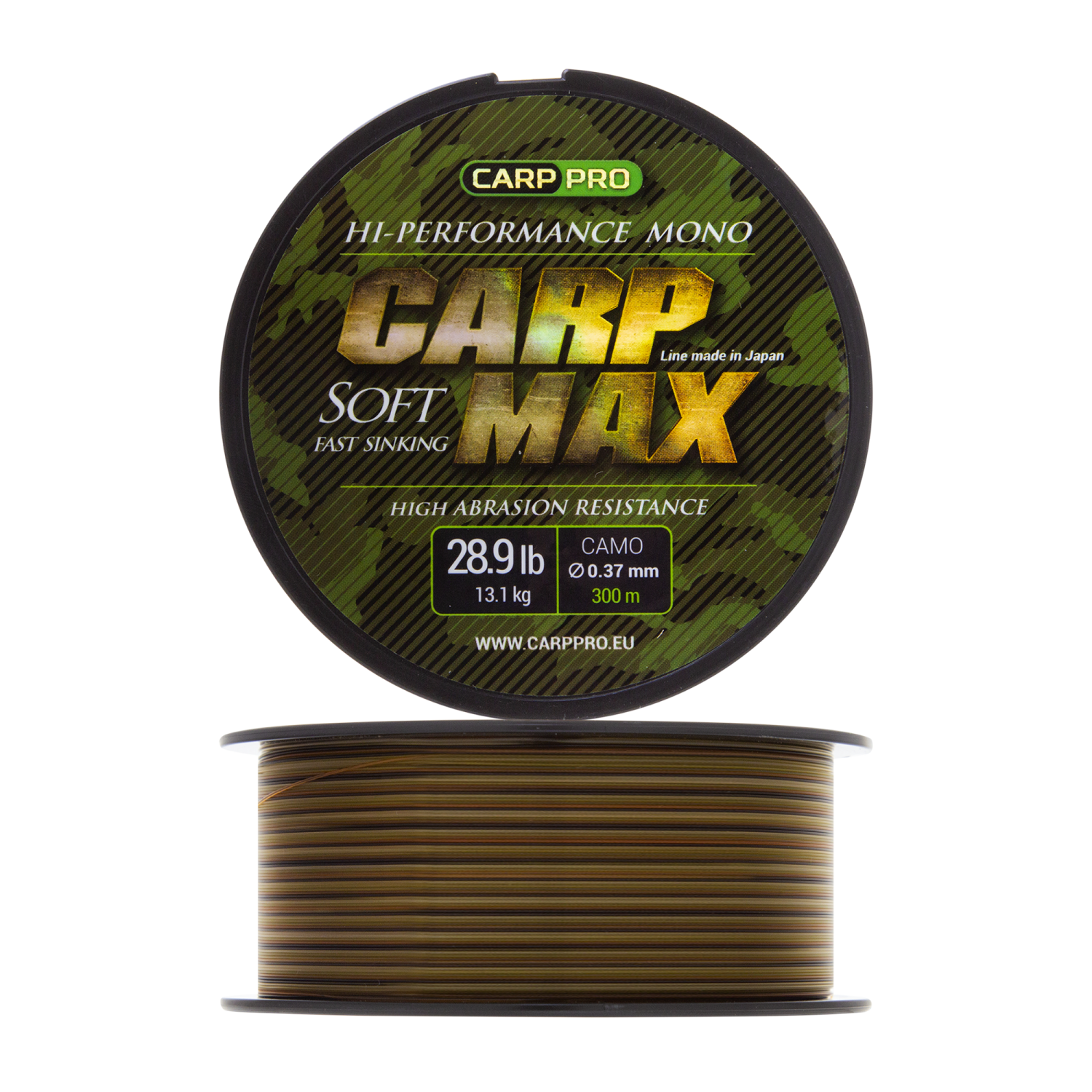 Леска монофильная Carp Pro Carp Max 0,37мм 300м (camo)